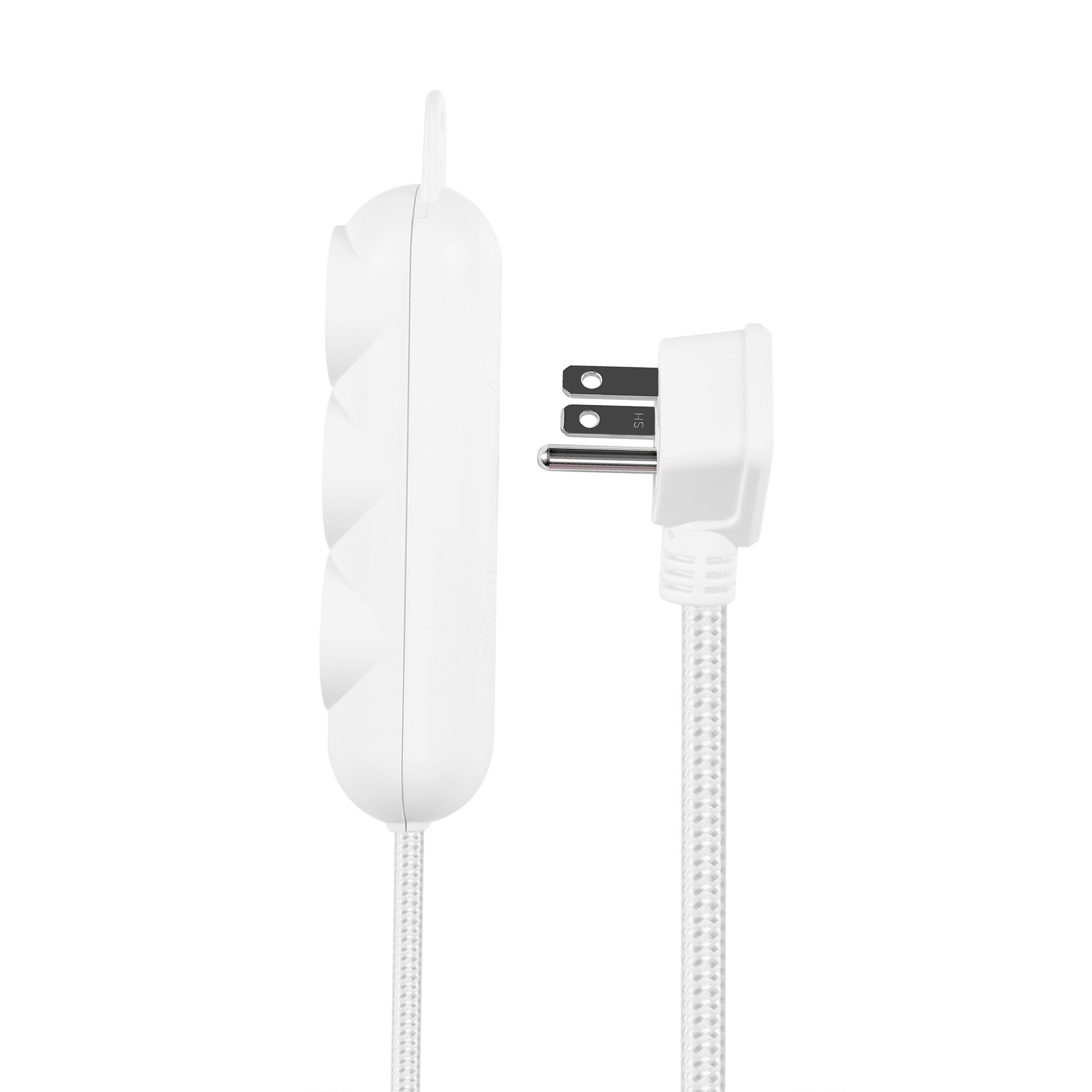 slide 4 of 6, Utilitech 12-ft 16 / 3 Light Duty 1 Prong White Indoor Extension Power Cord, 1 ct