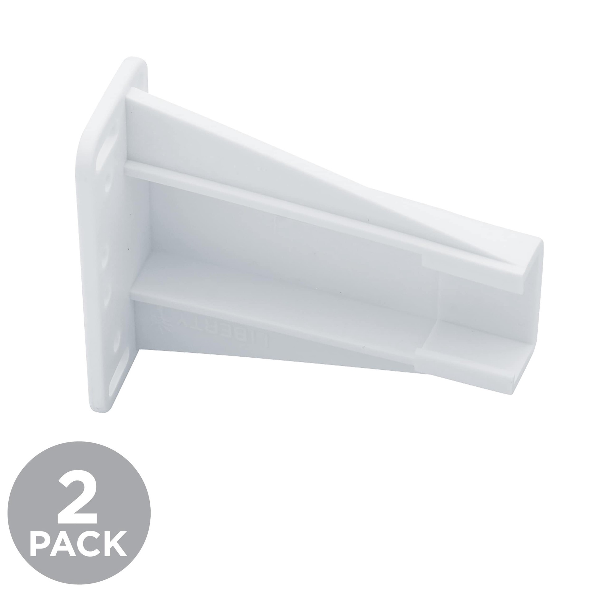 slide 1 of 6, RELIABILT White Plastic Drawer slide sockets, 1 ct