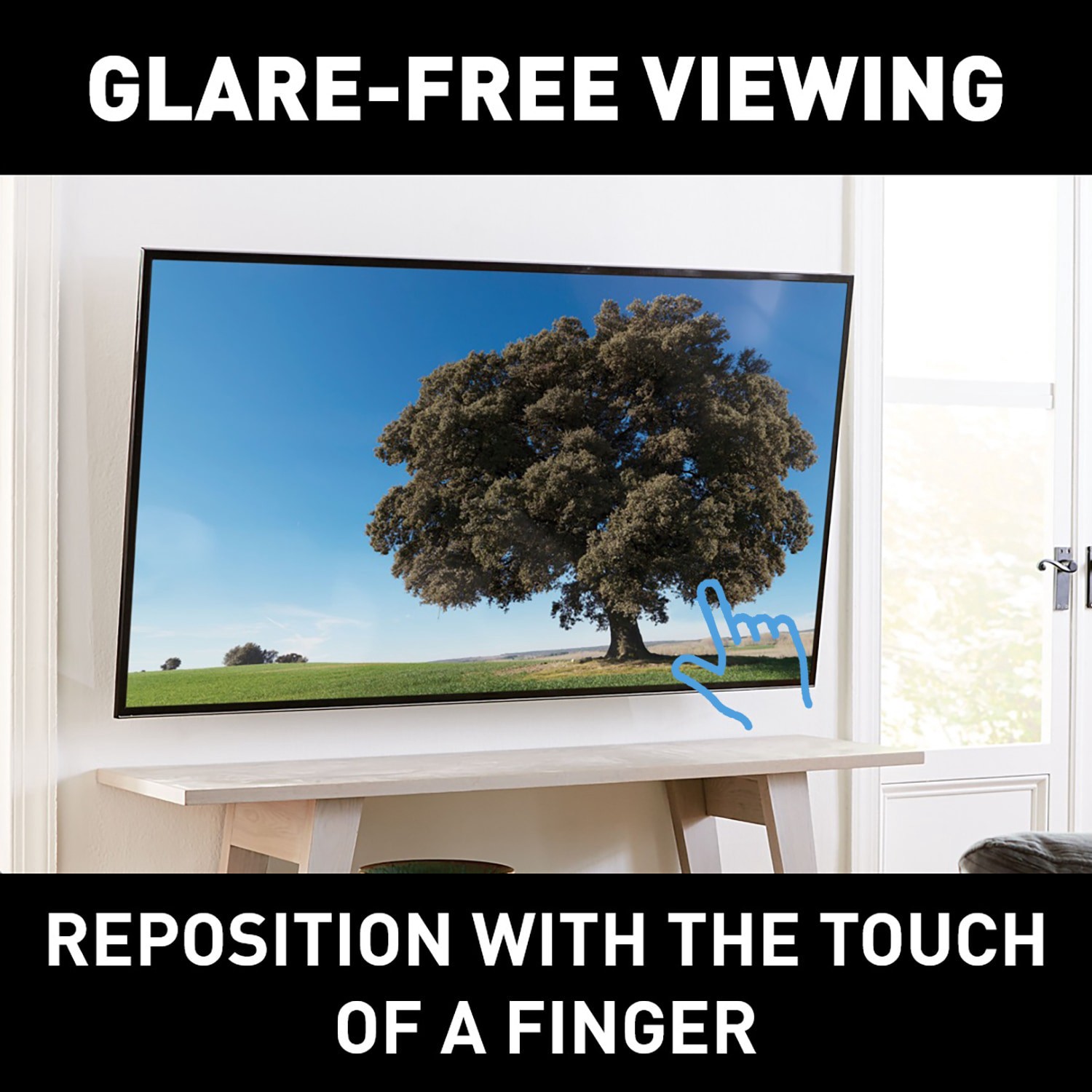 slide 2 of 6, Sanus 42-90 Inch Extendable Tilt Indoor Wall TV mount Fits TVs up to 90-in ( Hardware Included ), 1 ct