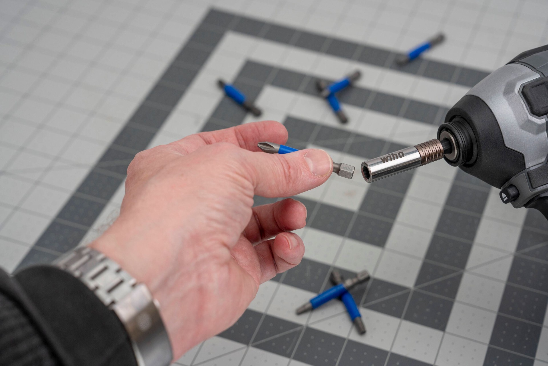 slide 5 of 5, Wiha SlimFix 1/4-in x 6-in Impact Driver Bit, 1 ct