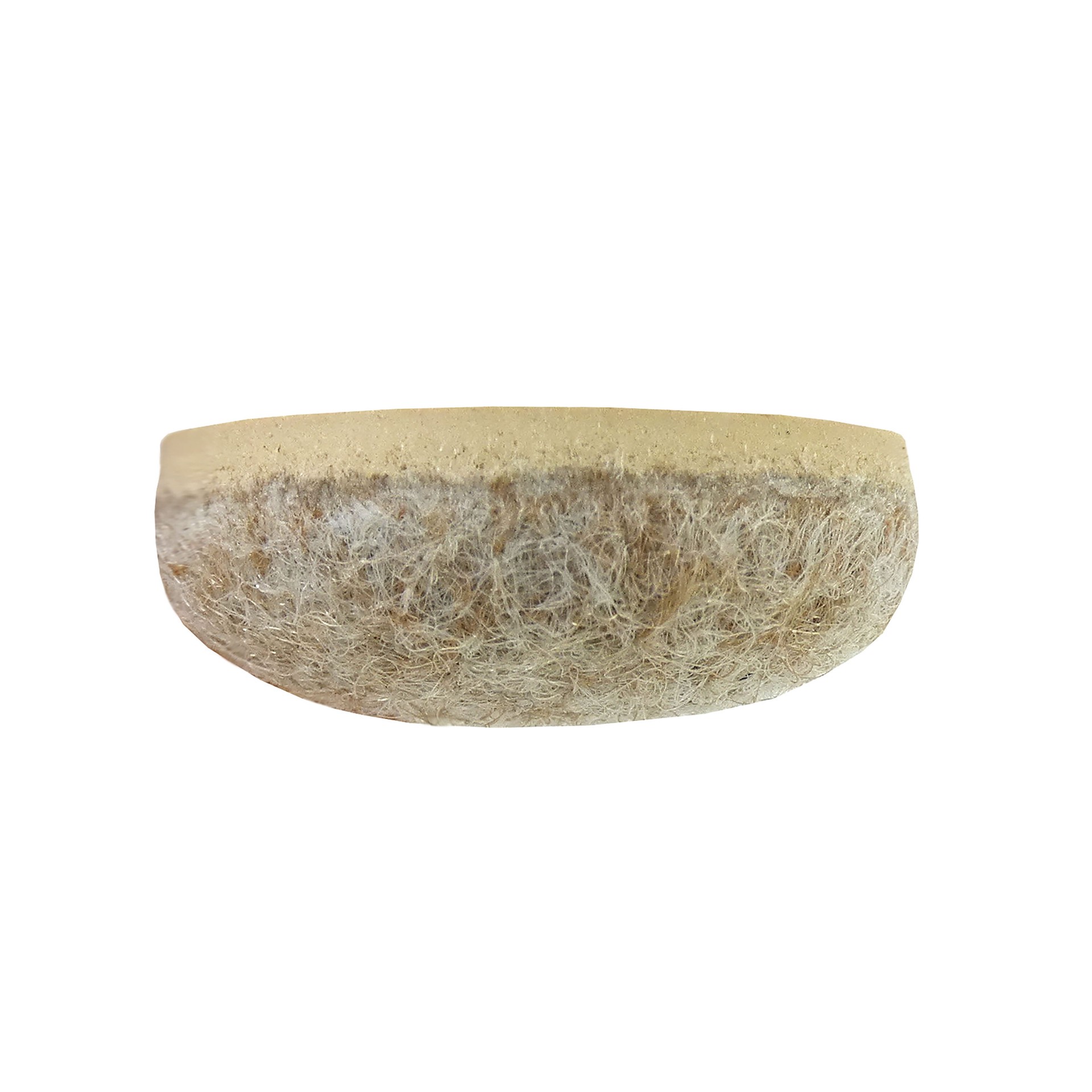 slide 2 of 6, RELIABILT 4 -Pack 1-in Beige Round Felt furniture pads, 1 ct