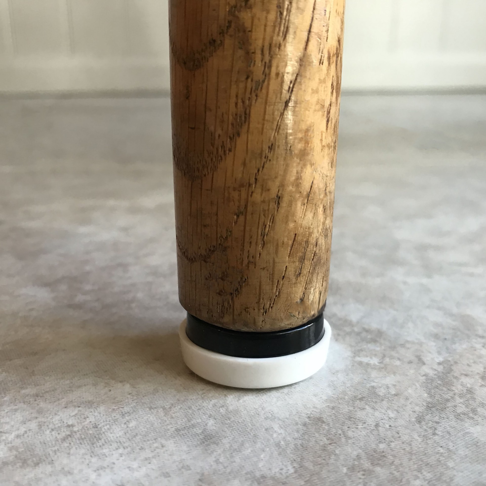 slide 4 of 6, RELIABILT 4 -Pack 1-1/8 in. White Hard Plastic Chair leg glides, 1 ct