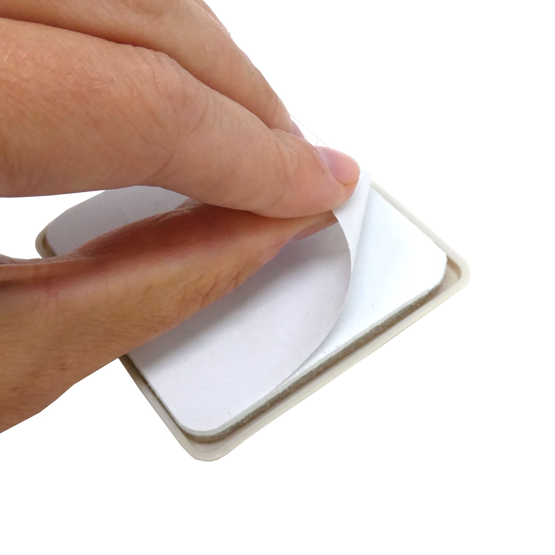 slide 3 of 6, RELIABILT 4 -Pack 2-1/2-in Square Plastic Carpet Furniture Slider, 1 ct