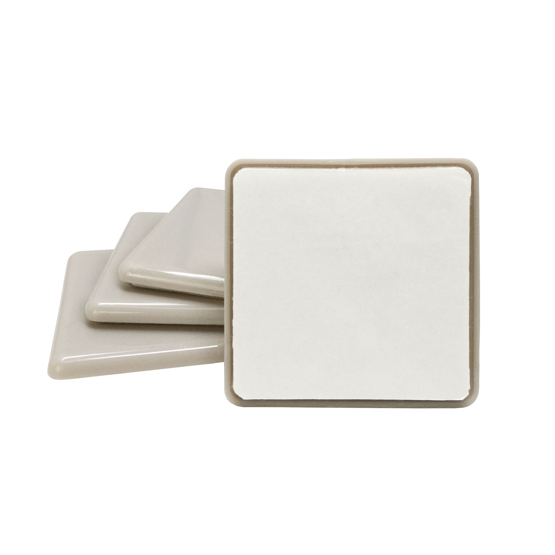 slide 1 of 6, RELIABILT 4 -Pack 2-1/2-in Square Plastic Carpet Furniture Slider, 1 ct