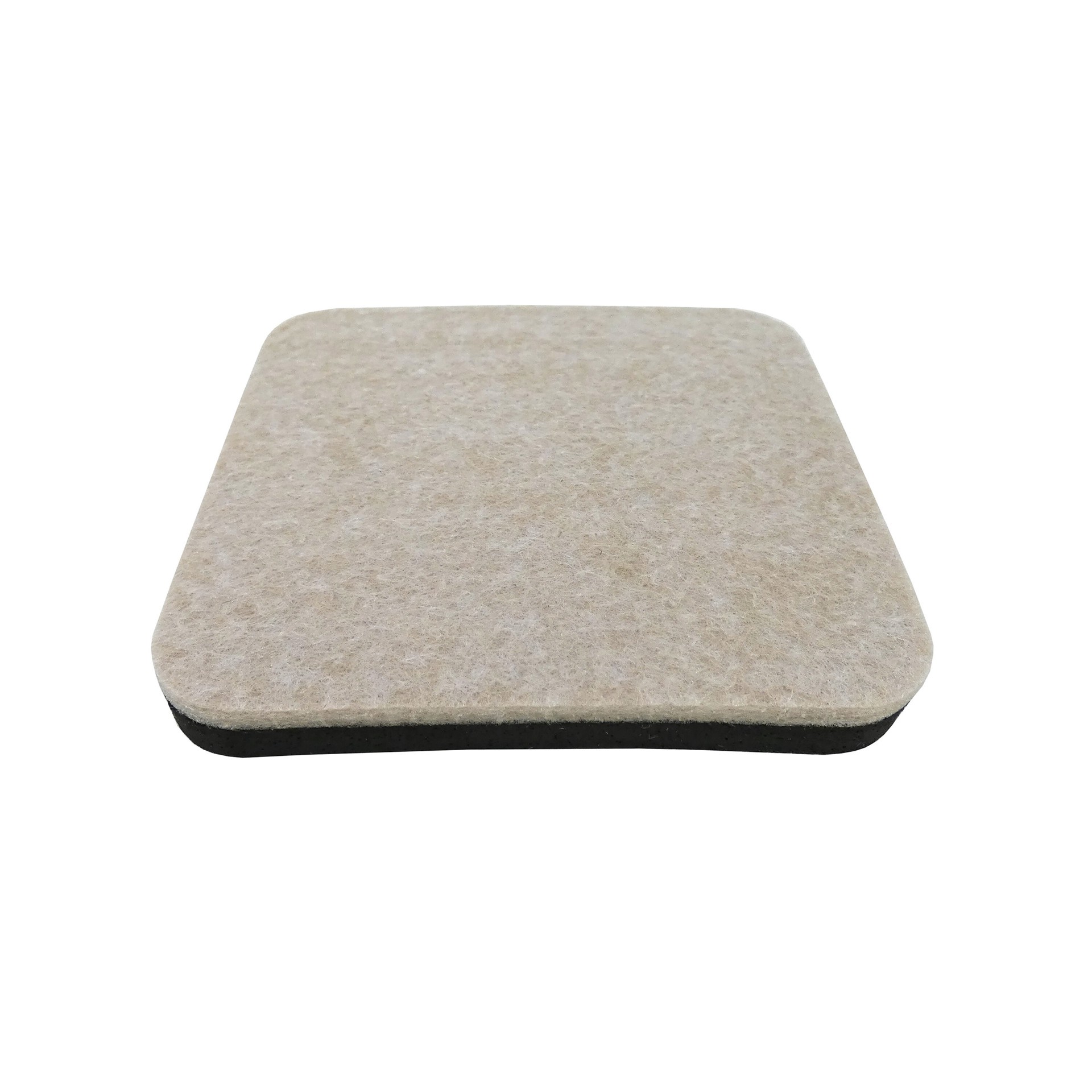slide 2 of 6, RELIABILT 4 -Pack 4-in Square Felt Hard surface Furniture Slider, 1 ct