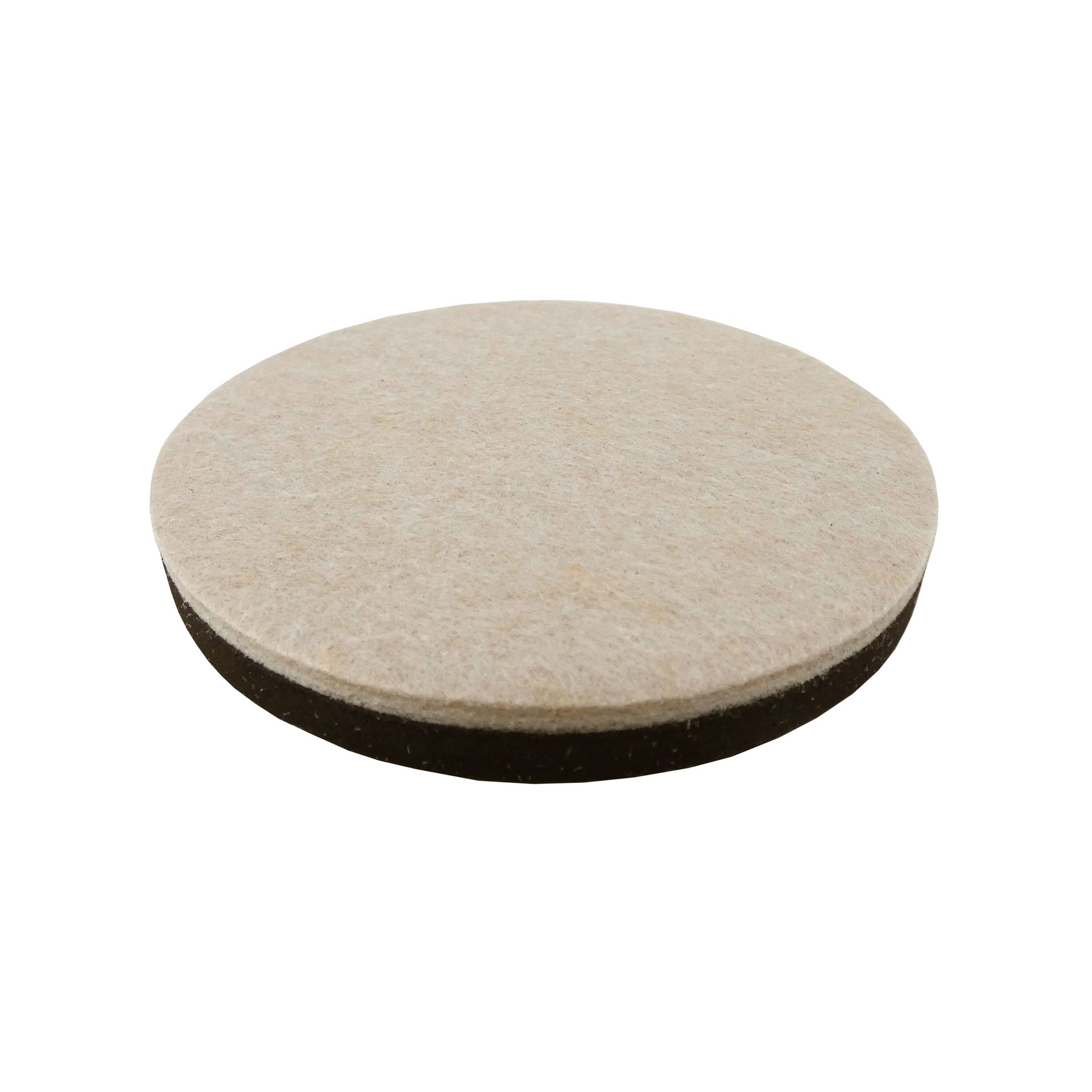 slide 2 of 6, RELIABILT 4 -Pack 2-1/2-in Round Felt Hard surface Furniture Slider, 1 ct