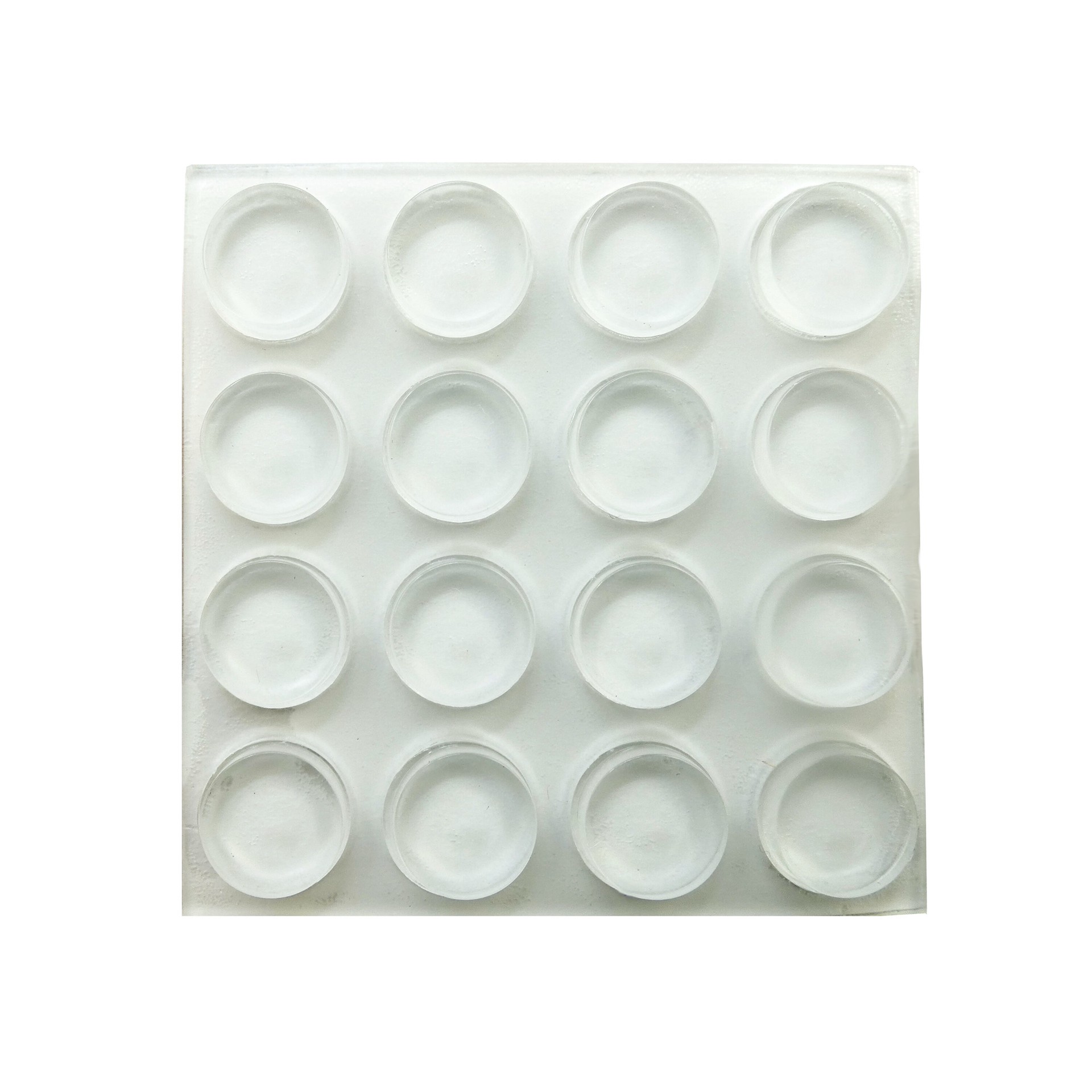 slide 2 of 6, RELIABILT 48 -Pack Round Plastic Cabinet Bumpers, 1 ct