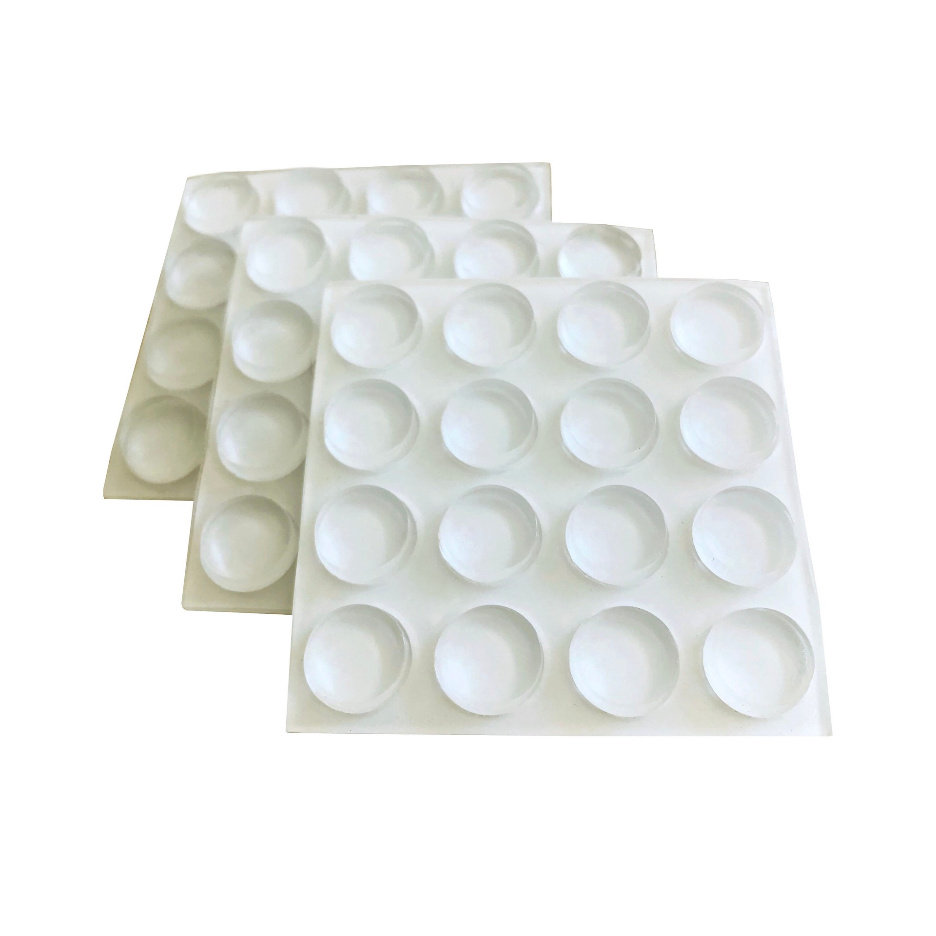slide 1 of 6, RELIABILT 48 -Pack Round Plastic Cabinet Bumpers, 1 ct