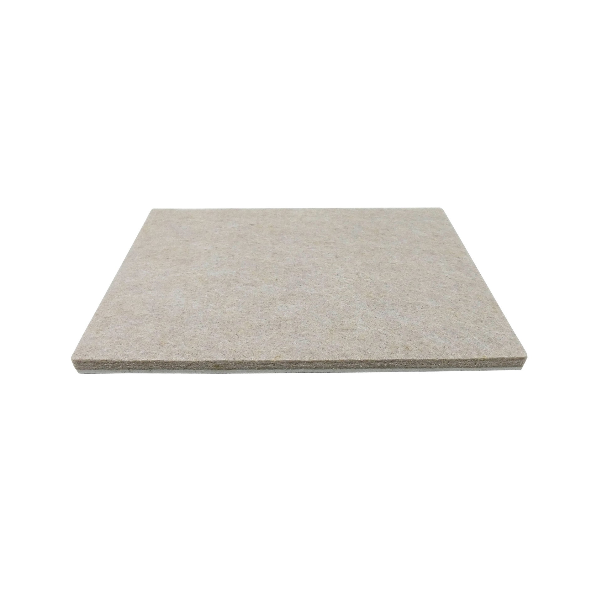 slide 2 of 6, RELIABILT 2 -Pack 3-1/2-in Beige Rectangular Felt furniture pads, 1 ct