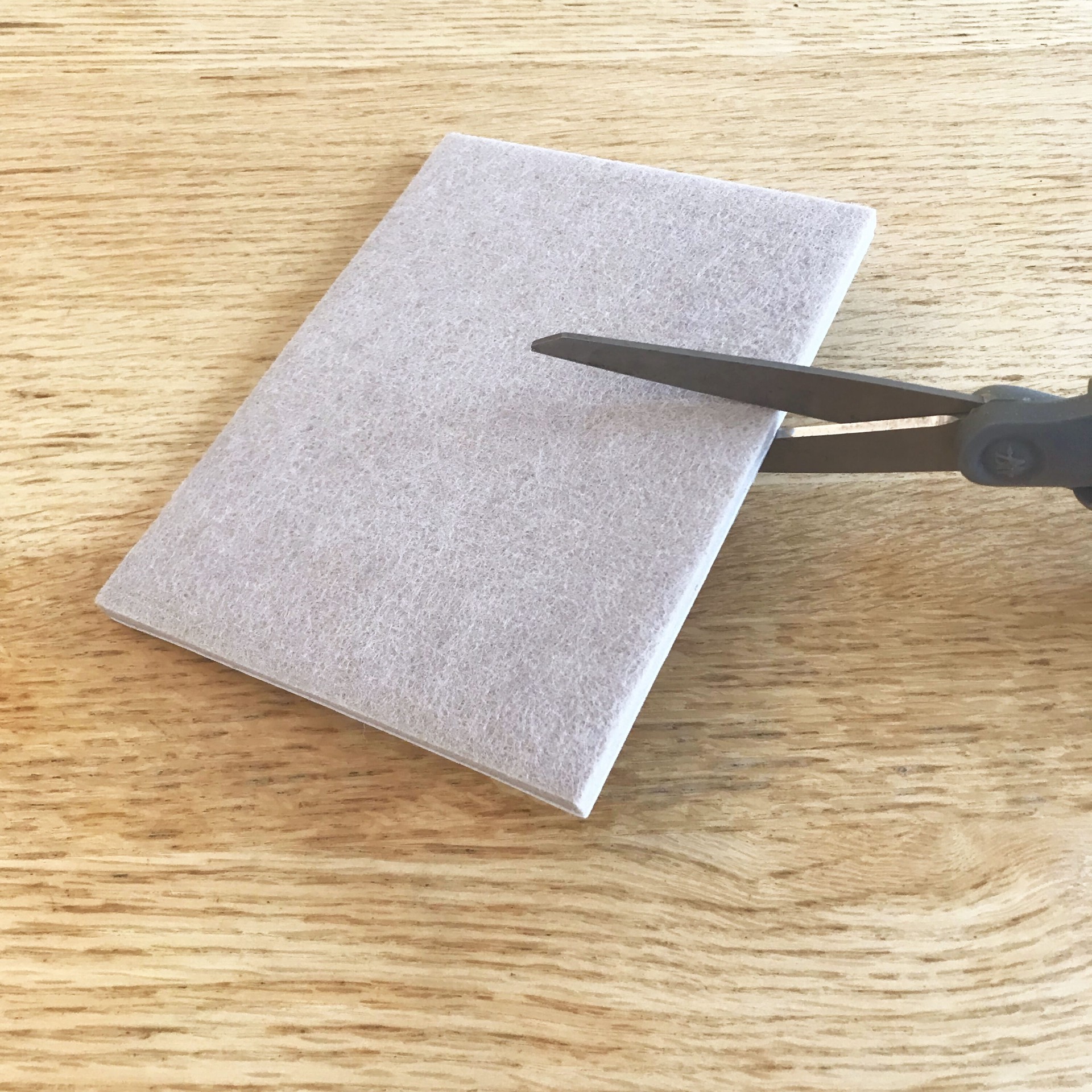 slide 6 of 6, RELIABILT 2 -Pack 3-1/2-in Beige Rectangular Felt furniture pads, 1 ct