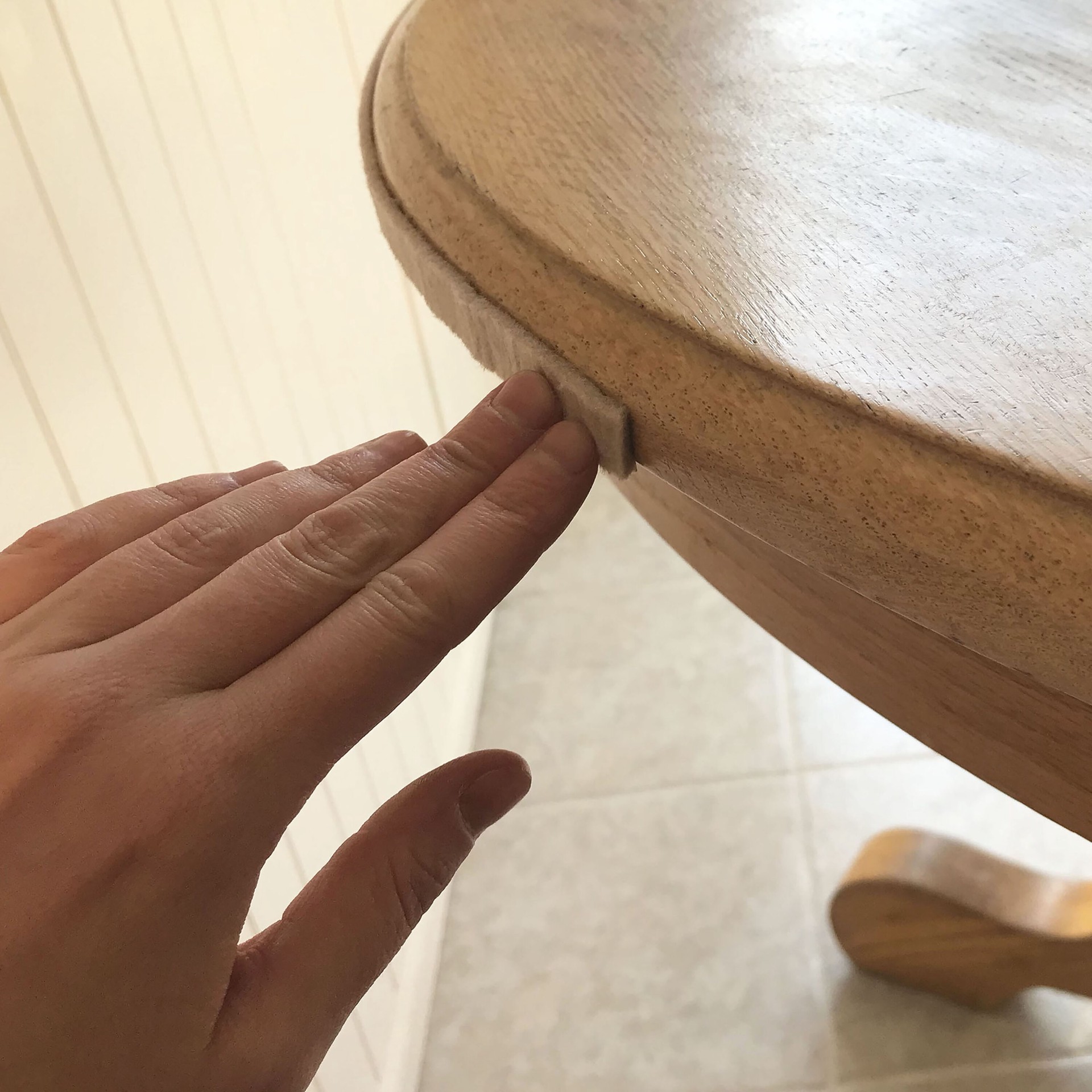 slide 6 of 6, RELIABILT 9 -Pack 1/2-in Beige Strip Felt furniture pads, 1 ct