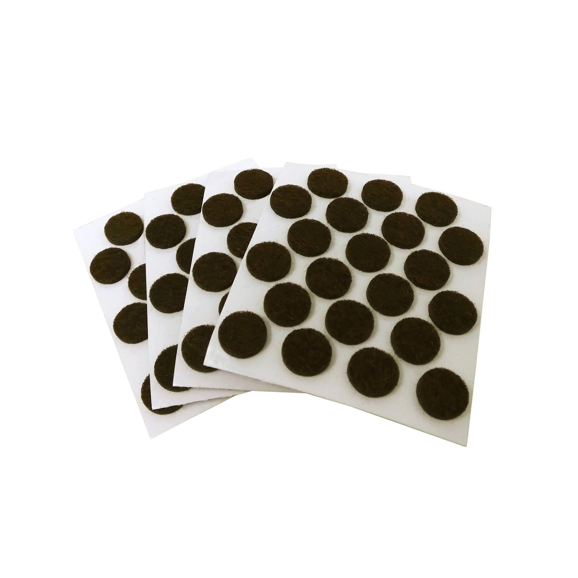 slide 1 of 6, RELIABILT 84 -Pack 3/8-in Brown Round Felt furniture pads, 1 ct