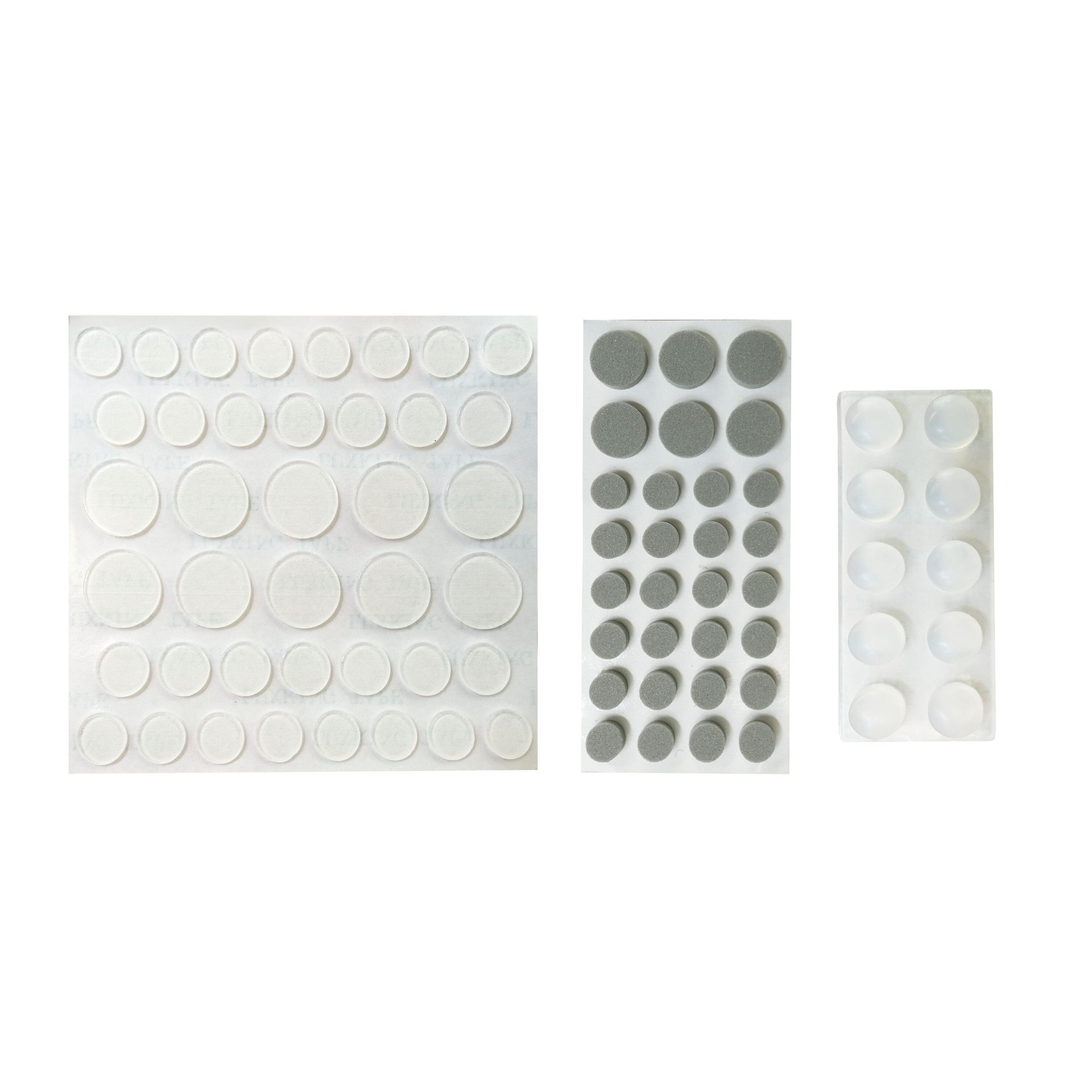 slide 2 of 6, RELIABILT 80 -Pack Round Assorted Cabinet Bumpers, 1 ct