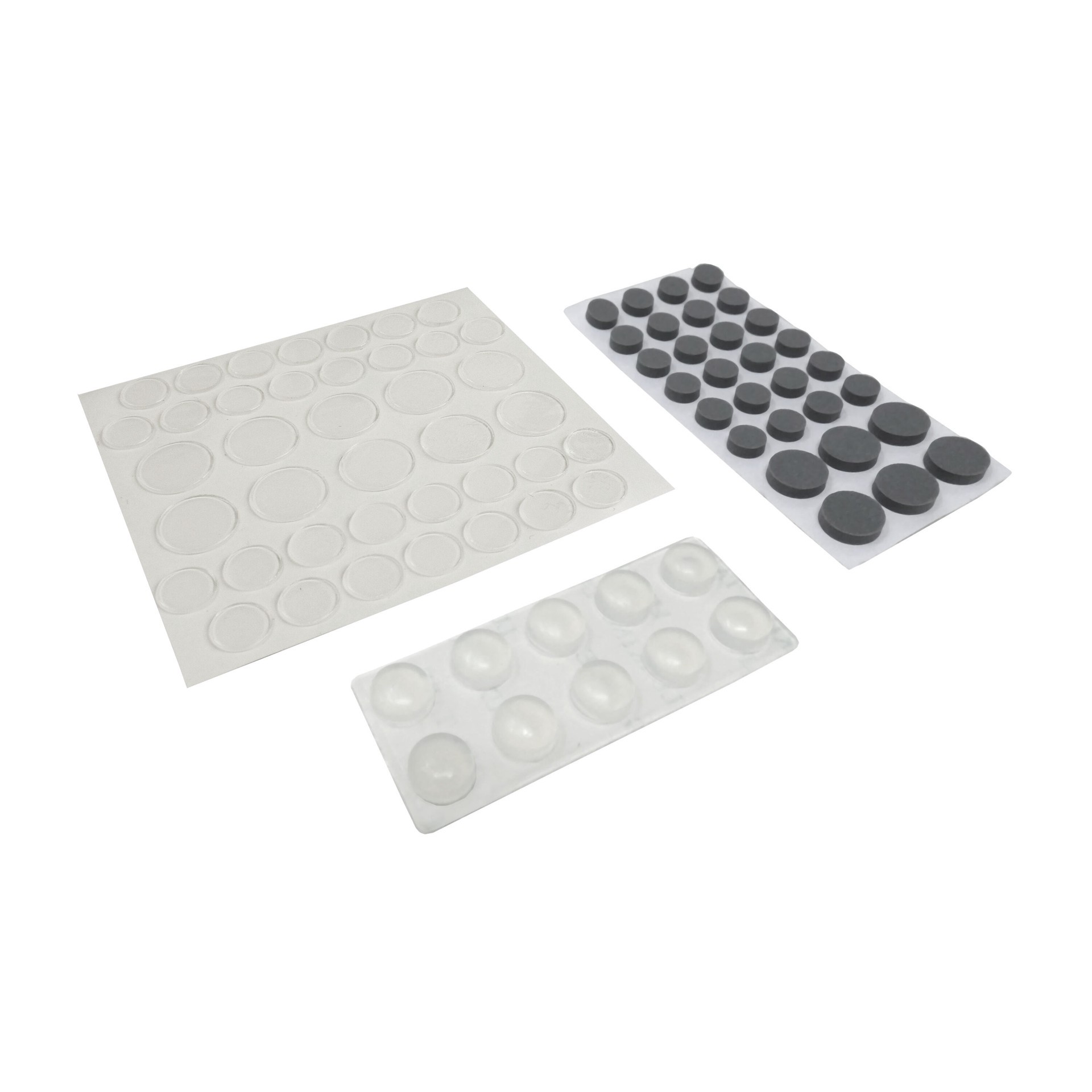 slide 1 of 6, RELIABILT 80 -Pack Round Assorted Cabinet Bumpers, 1 ct