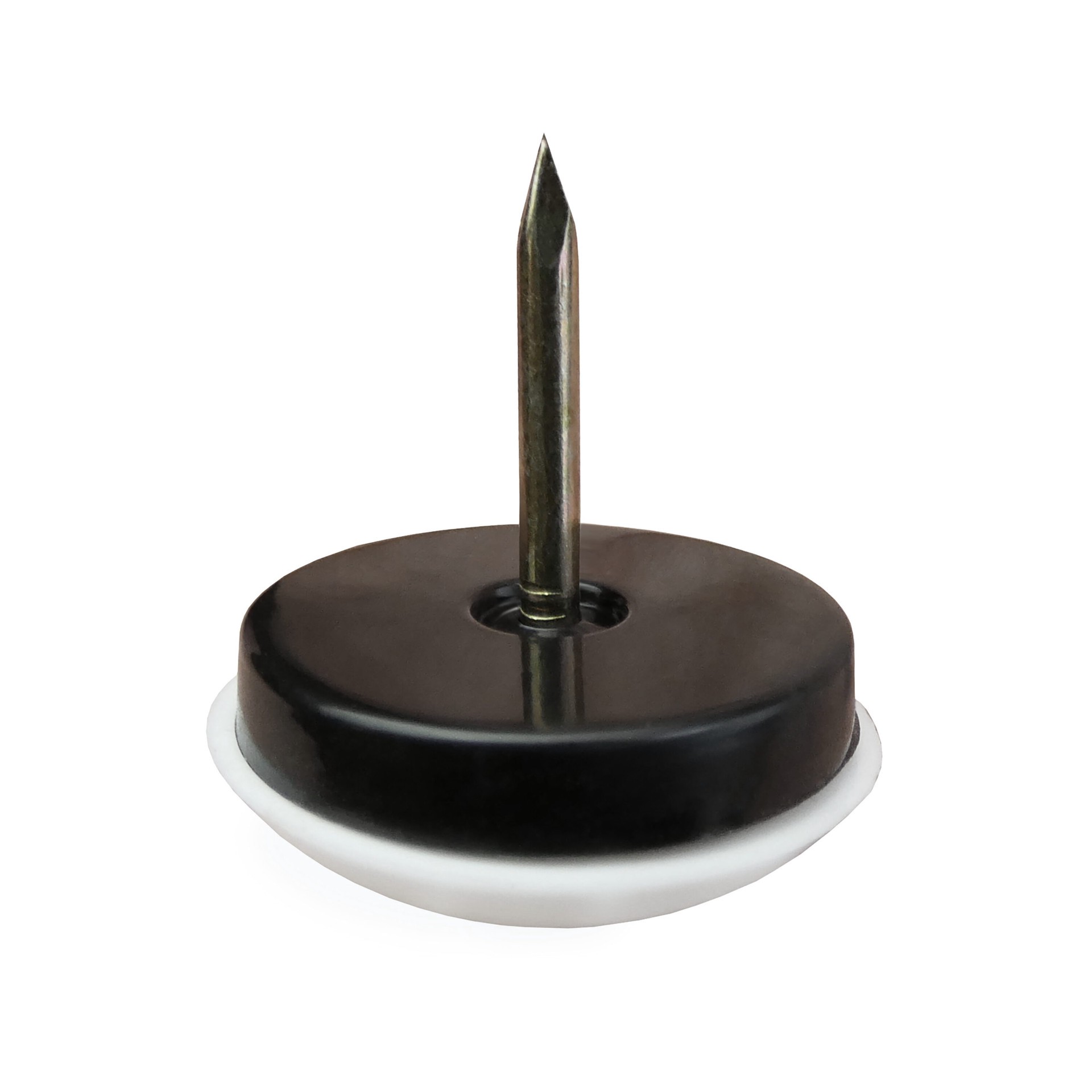 slide 4 of 6, RELIABILT 4 -Pack 7/8 in. White Hard Plastic Chair leg glides, 1 ct