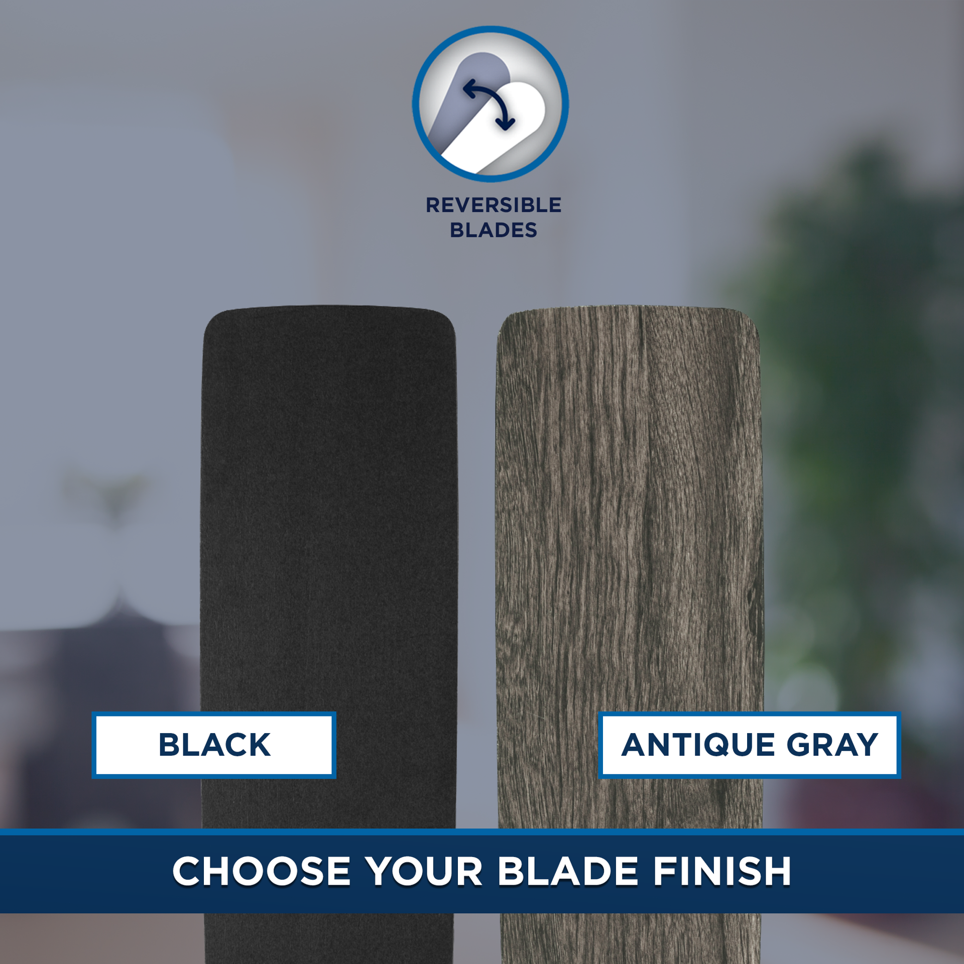 slide 6 of 6, Harbor Breeze Boltz III Easy2Hang 52-in Matte Black with Black Blades Integrated LED Ceiling Fan With Light 5 -Blade, 1 ct