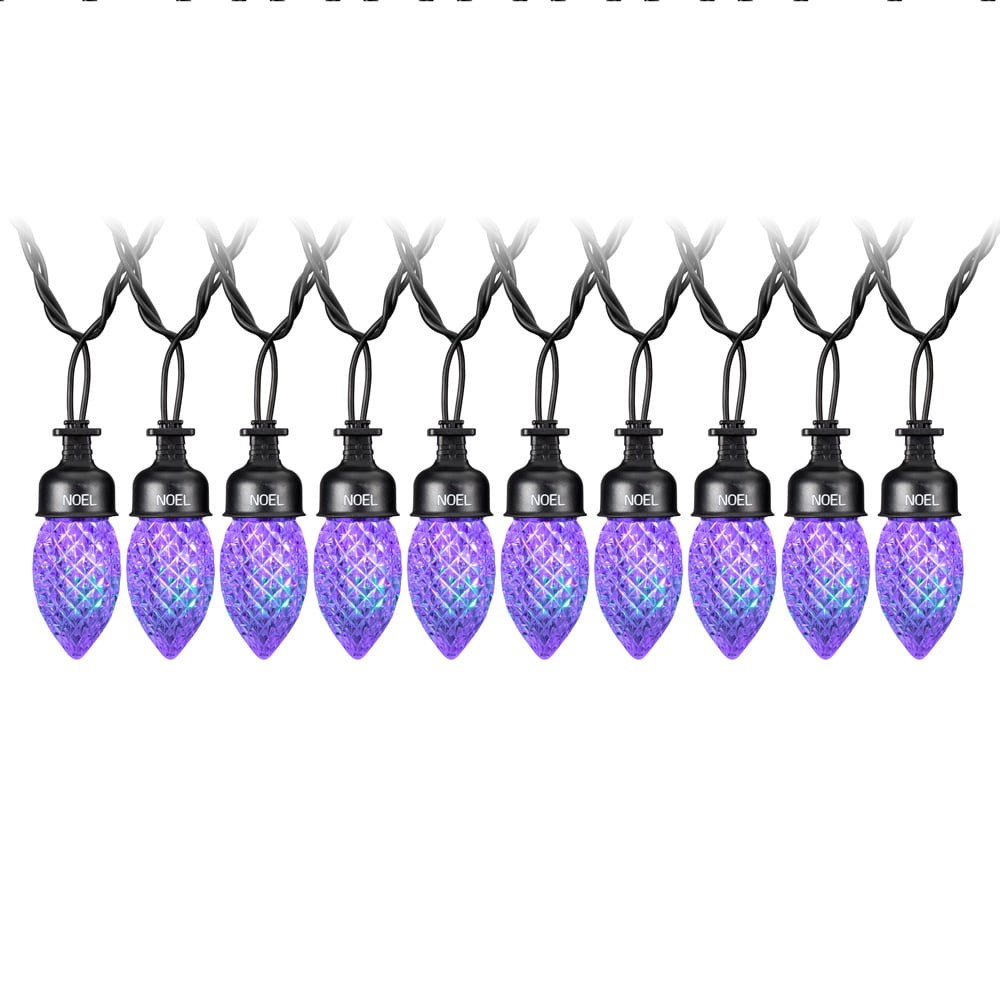 slide 1 of 6, Gemmy String Lights 8 -Count 9-ft Twinkling Multicolor LED Plug-In Christmas String Lights, 