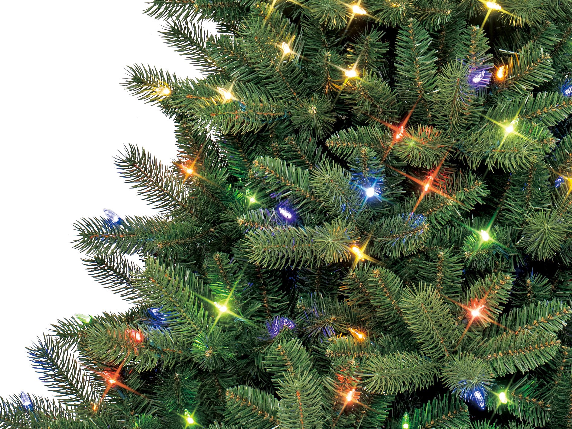 slide 4 of 6, GE 5-ft Colorado Spruce Pre-lit Artificial Christmas Tree with Color Changing LED Lights, 1 ct