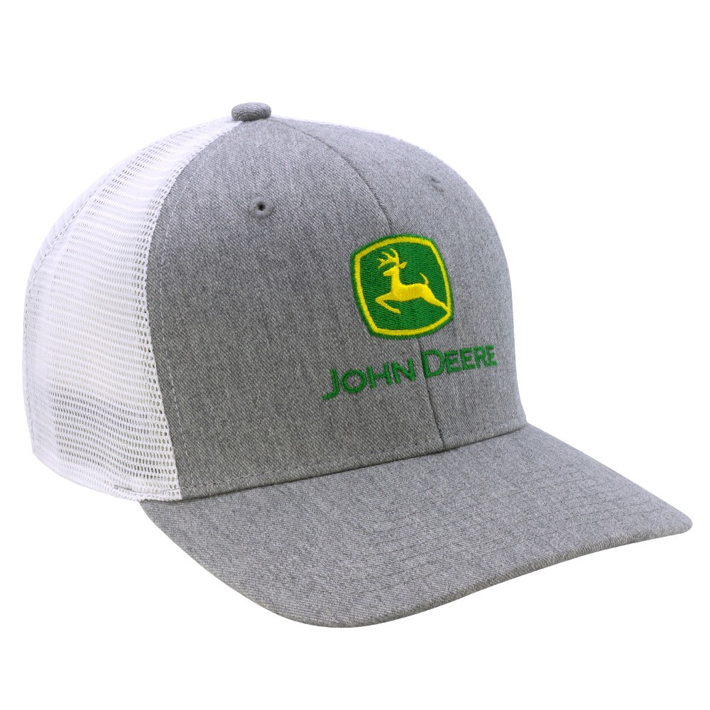 slide 2 of 4, John Deere Men's Heather Gray Cotton Baseball cap, 1 ct