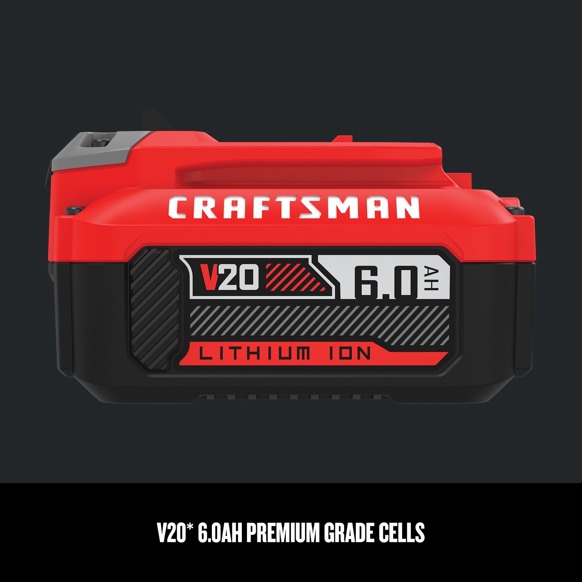 slide 4 of 6, CRAFTSMAN V20 20 -Volt 2 -Pack Lithium-ion ( 4 Ah 6 Ah Battery and Charger ), 1 ct