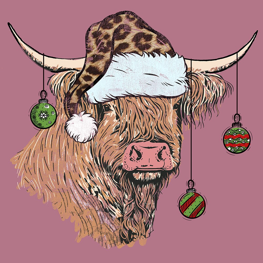 slide 2 of 4, Women's Pink Medium weight Knit Short sleeve Christmas T-shirt ( 2XL ), 1 ct