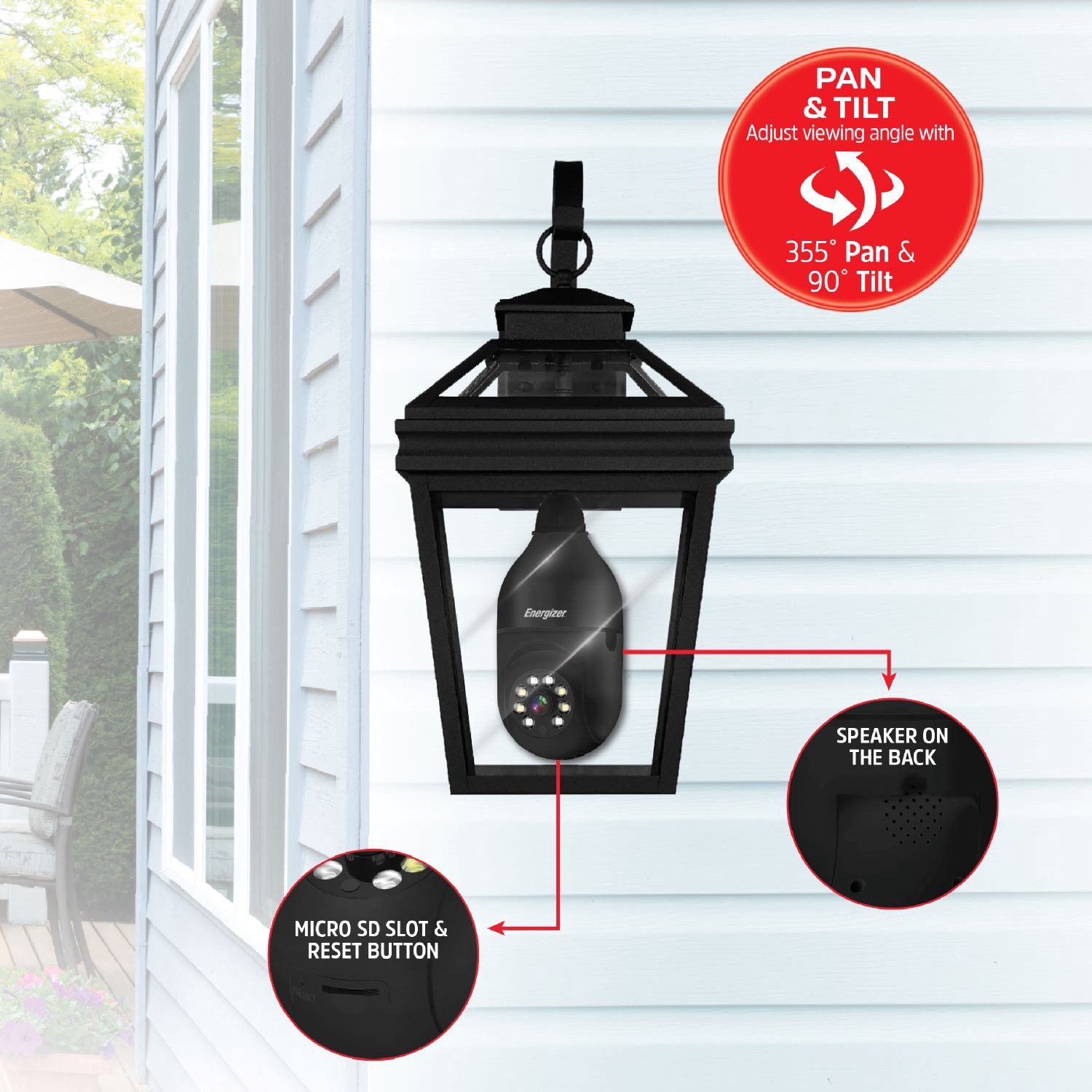 slide 3 of 6, Energizer Smart Wifi Bulb Socket P/T Cam, 1 ct