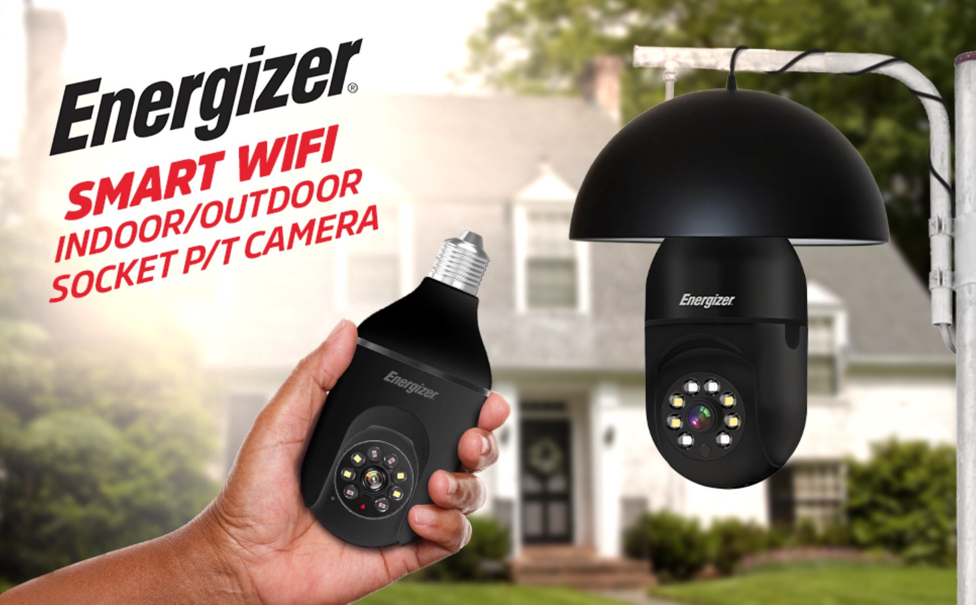 slide 4 of 6, Energizer Smart Wifi Bulb Socket P/T Cam, 1 ct