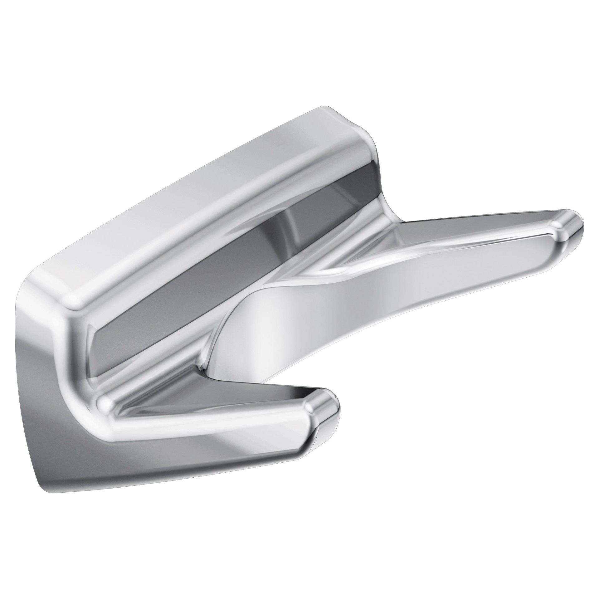 slide 1 of 6, Moen Adler Chrome Double -Hook Wall mount Towel Hook, 1 ct