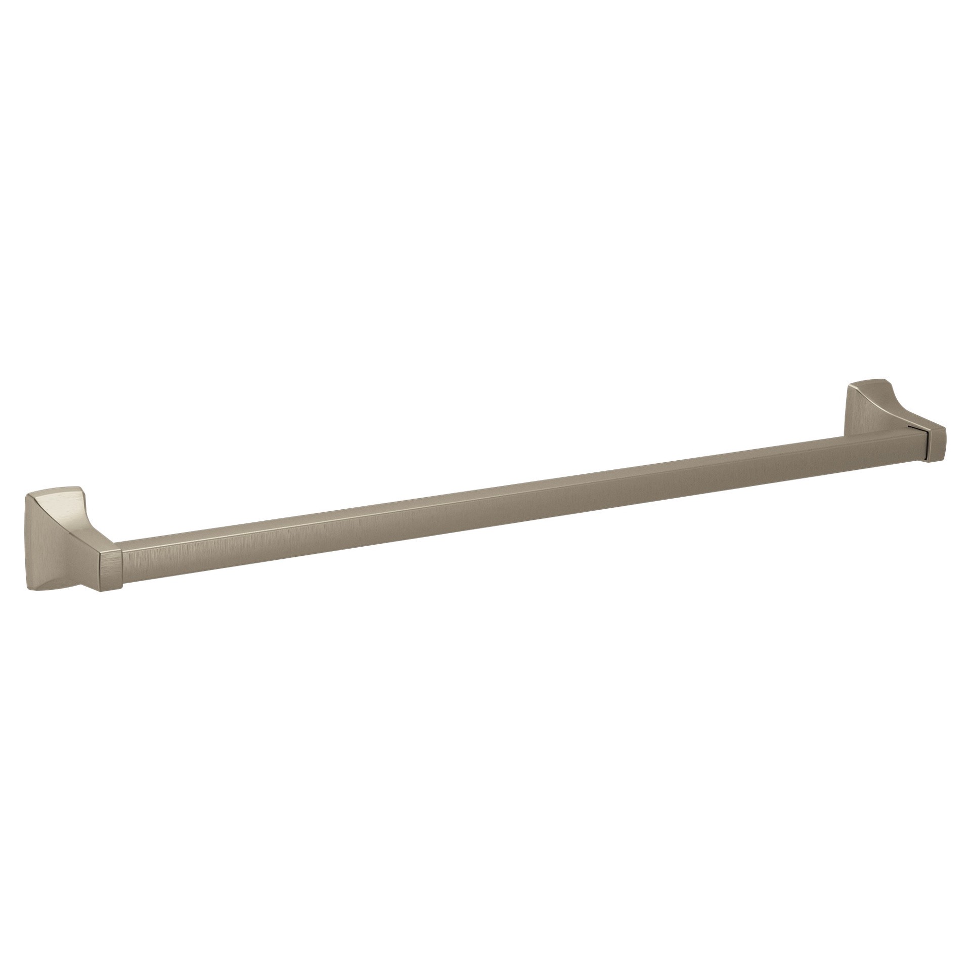 slide 1 of 6, Moen Adler 24-in Brushed Nickel Wall mount Single Towel Bar, 1 ct