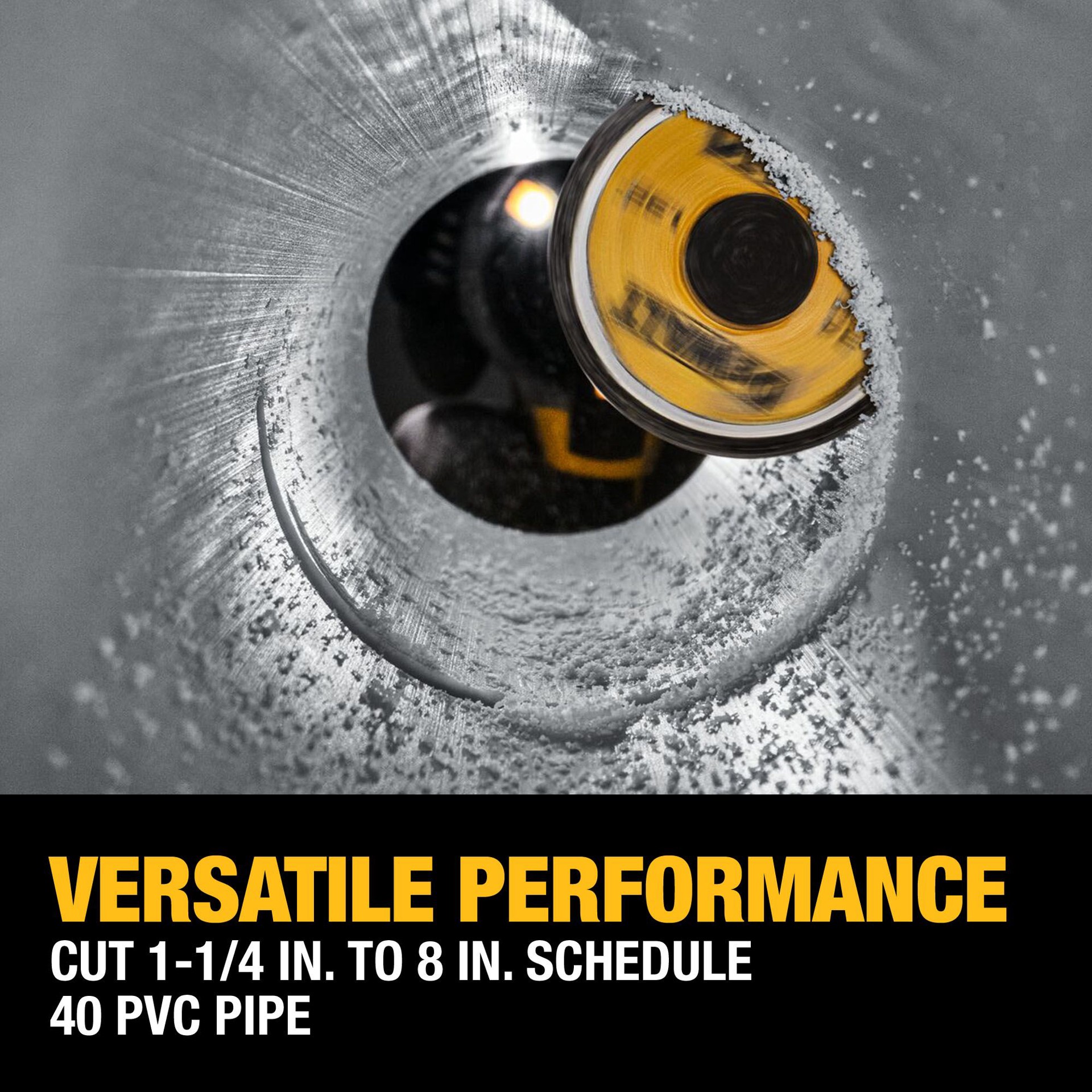 slide 5 of 6, DEWALT IMPACT CONNECT 1-5/16-in Internal PVC cutter, 1 ct