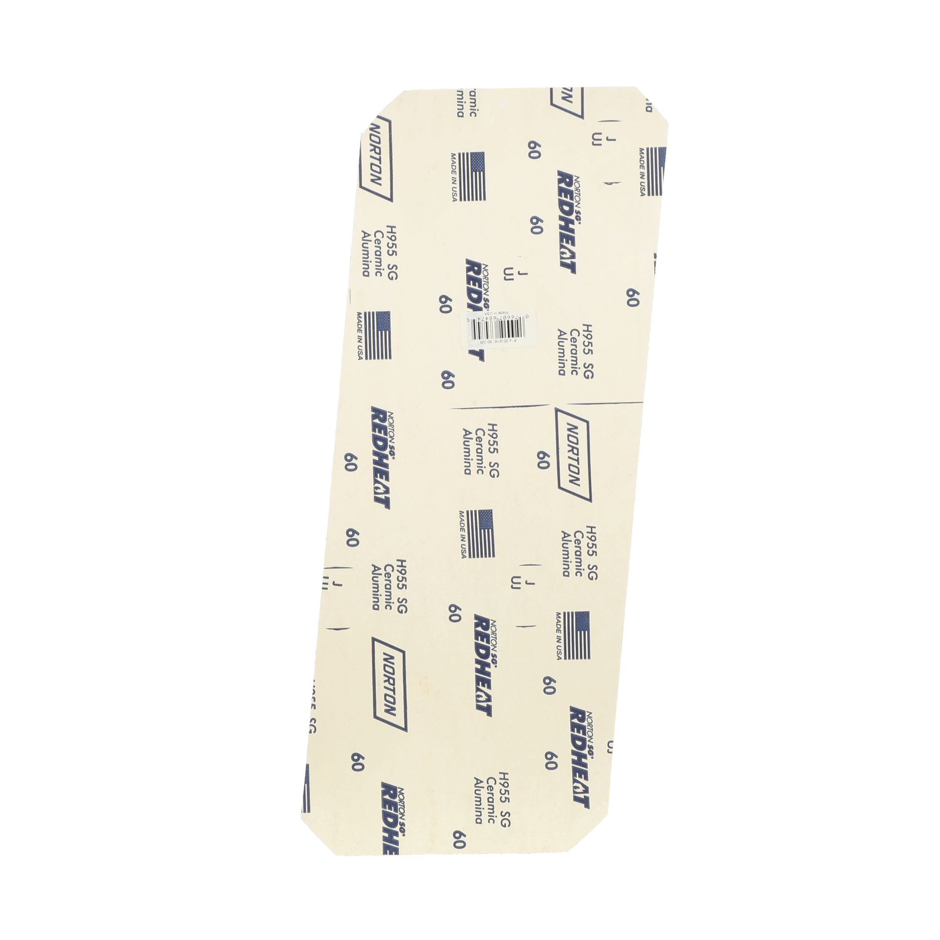 slide 6 of 6, Norton Abrasives Red Heat Coarse 60 -Grit Sheet Sandpaper 8-in W x 20-in L, 1 ct