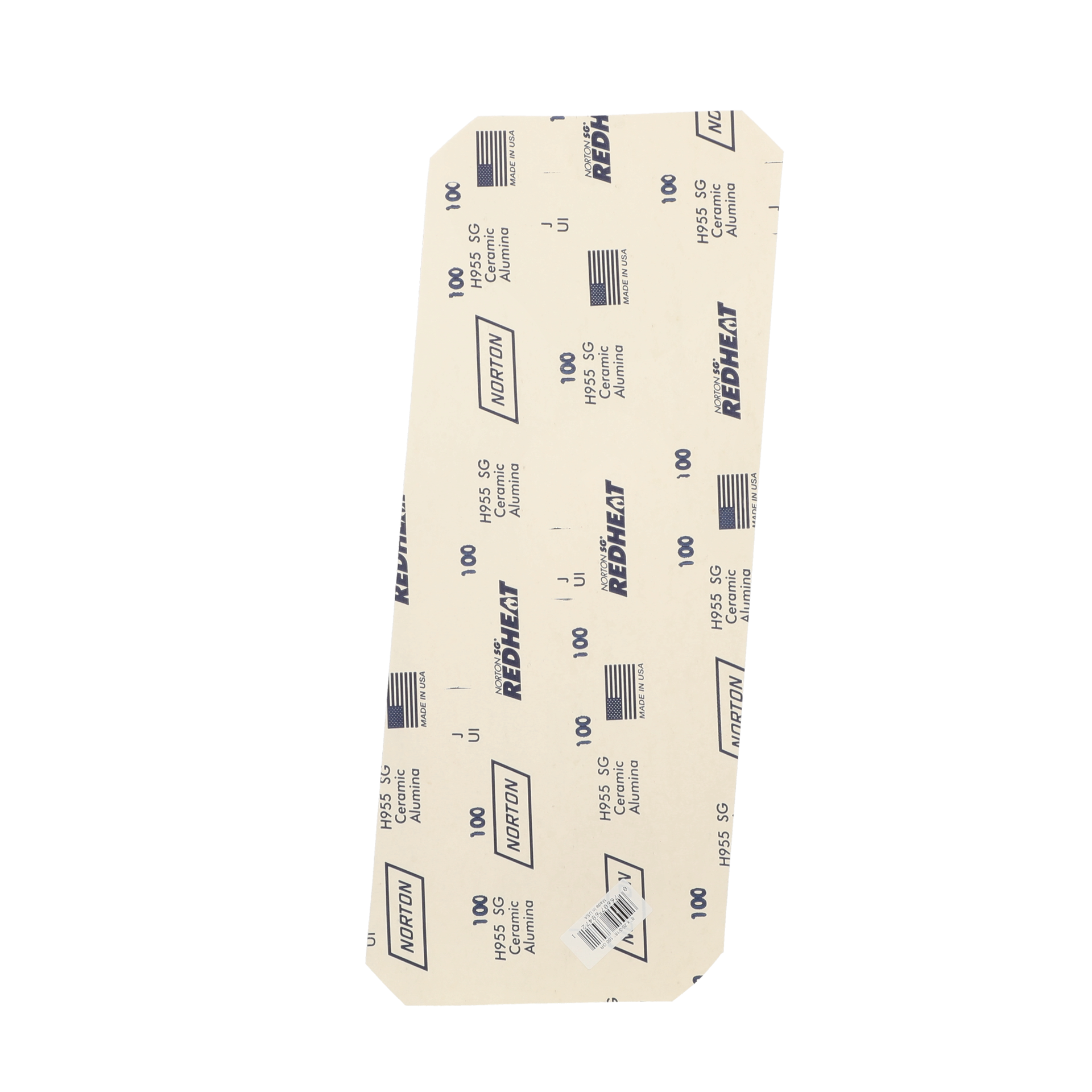 slide 6 of 6, Norton Abrasives Red Heat Coarse 100 -Grit Sheet Sandpaper 8-in W x 20-in L, 1 ct