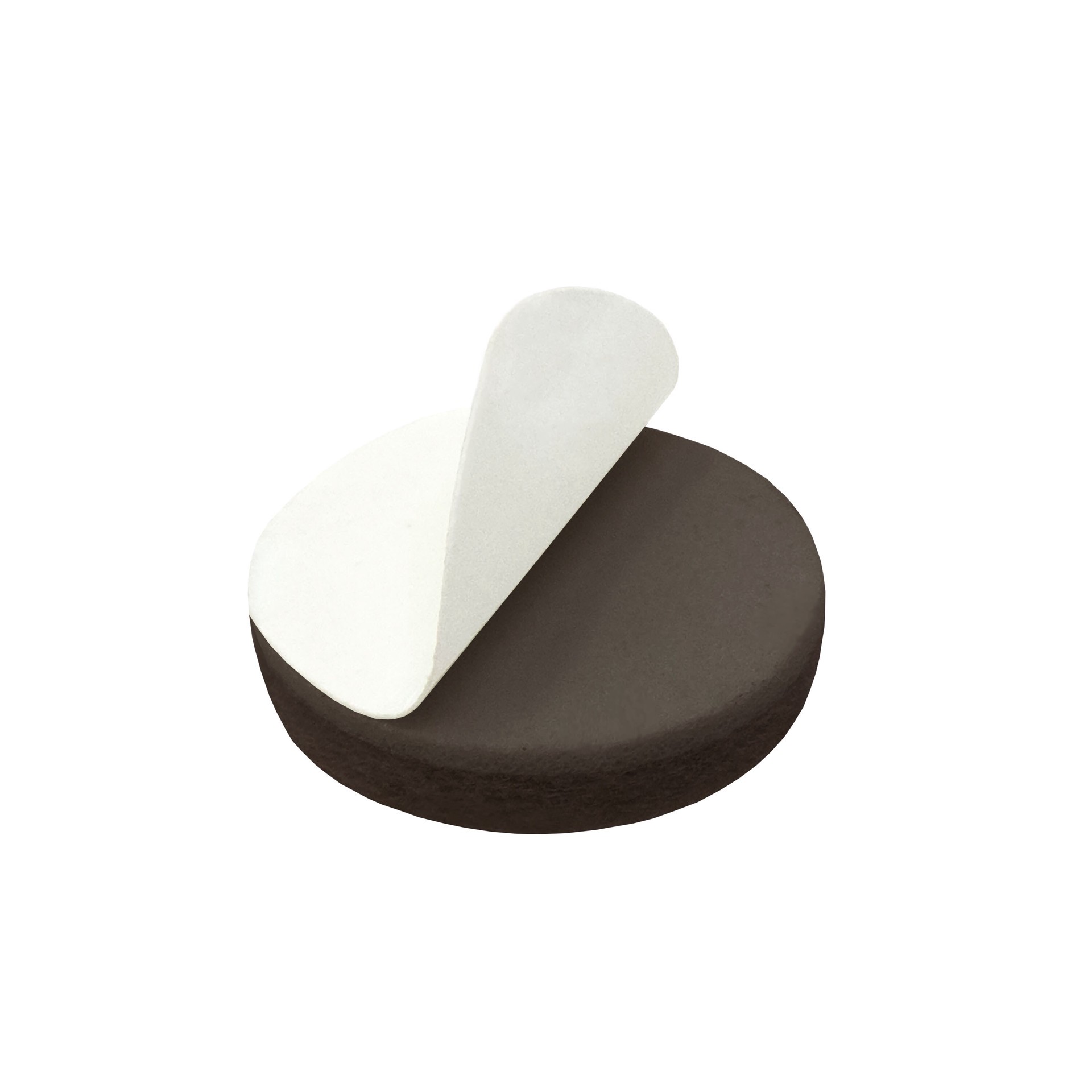 slide 5 of 6, Super Sliders 134 -Pack Assorted Brown Assorted Felt furniture pads, 1 ct