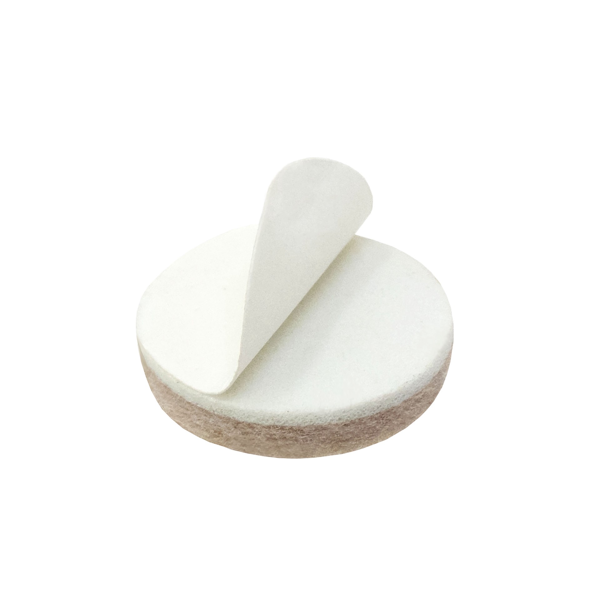 slide 5 of 6, Super Sliders 16 -Pack 3/4-in Beige Round Felt furniture pads, 1 ct