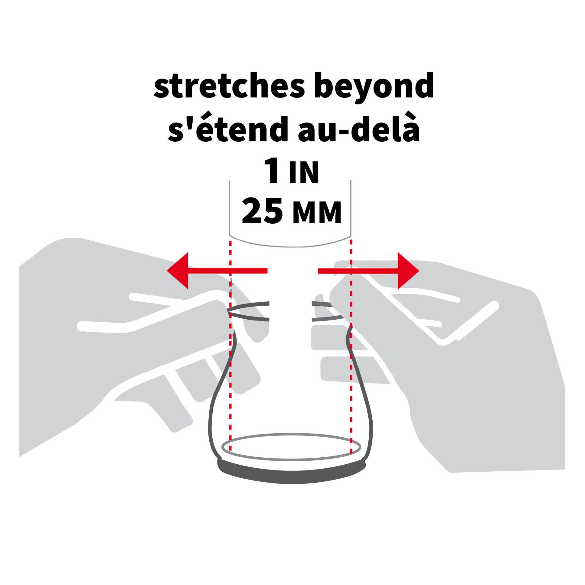 slide 3 of 6, RELIABILT 8 -Pack 1 in. Black HDPE Chair leg tips, 1 ct