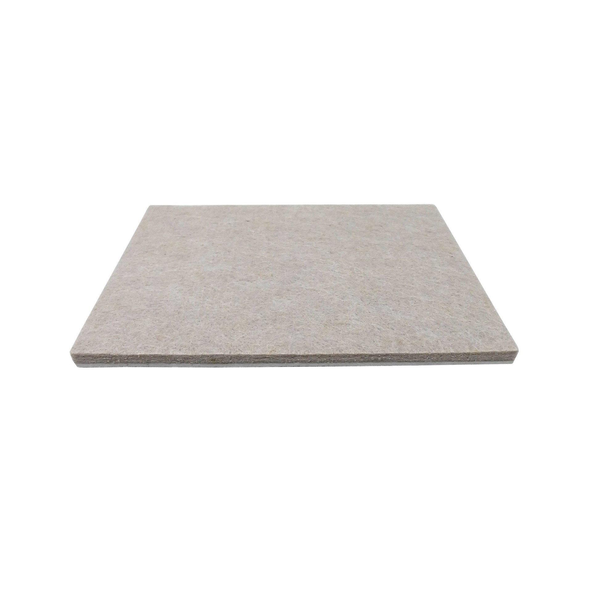 slide 2 of 6, Super Sliders 2 -Pack 4-1/2-in x 6-in Beige Rectangular Felt furniture pads, 1 ct