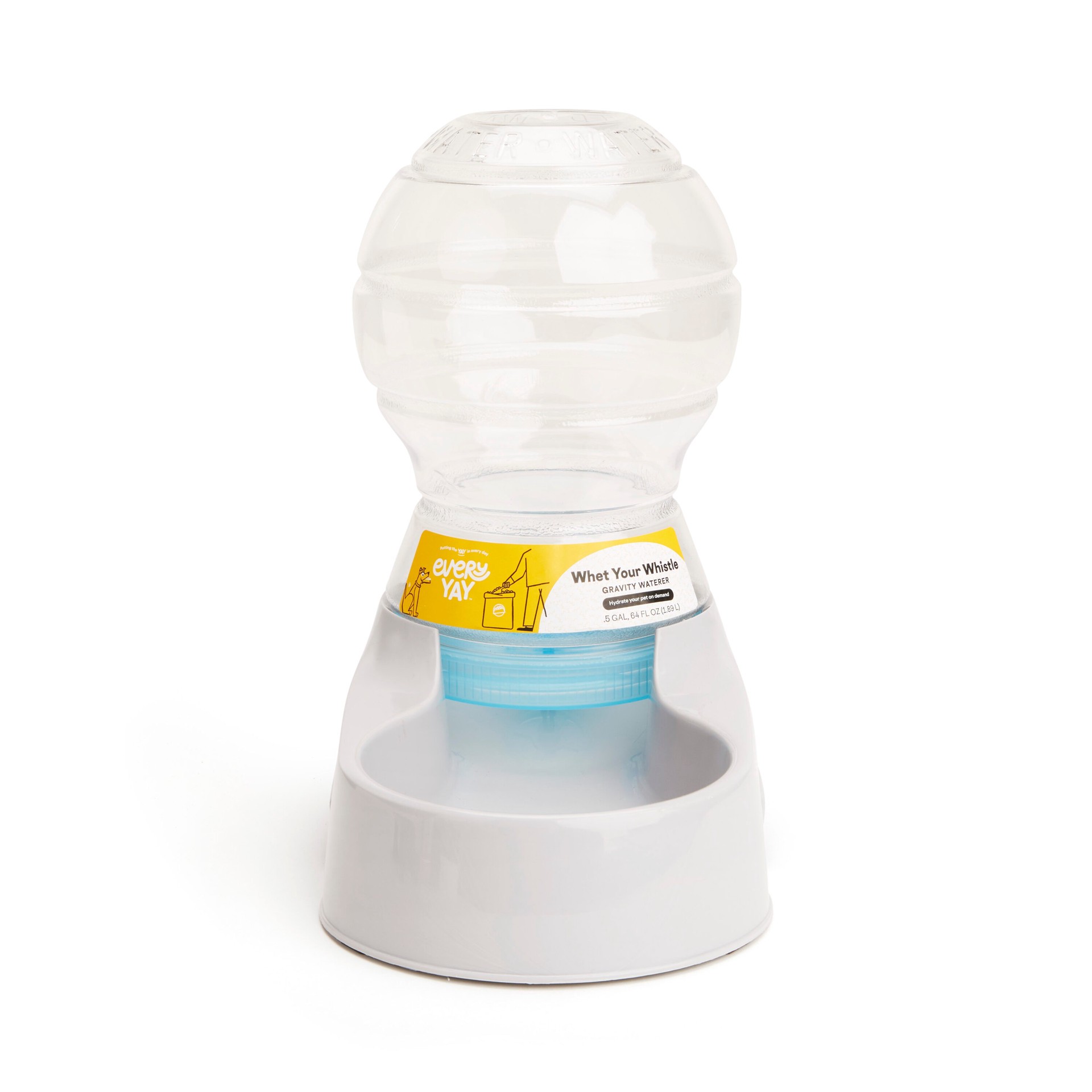 slide 2 of 5, EveryYay 64-oz Dog/Cat Water bowl 1 Bowls, 1 ct