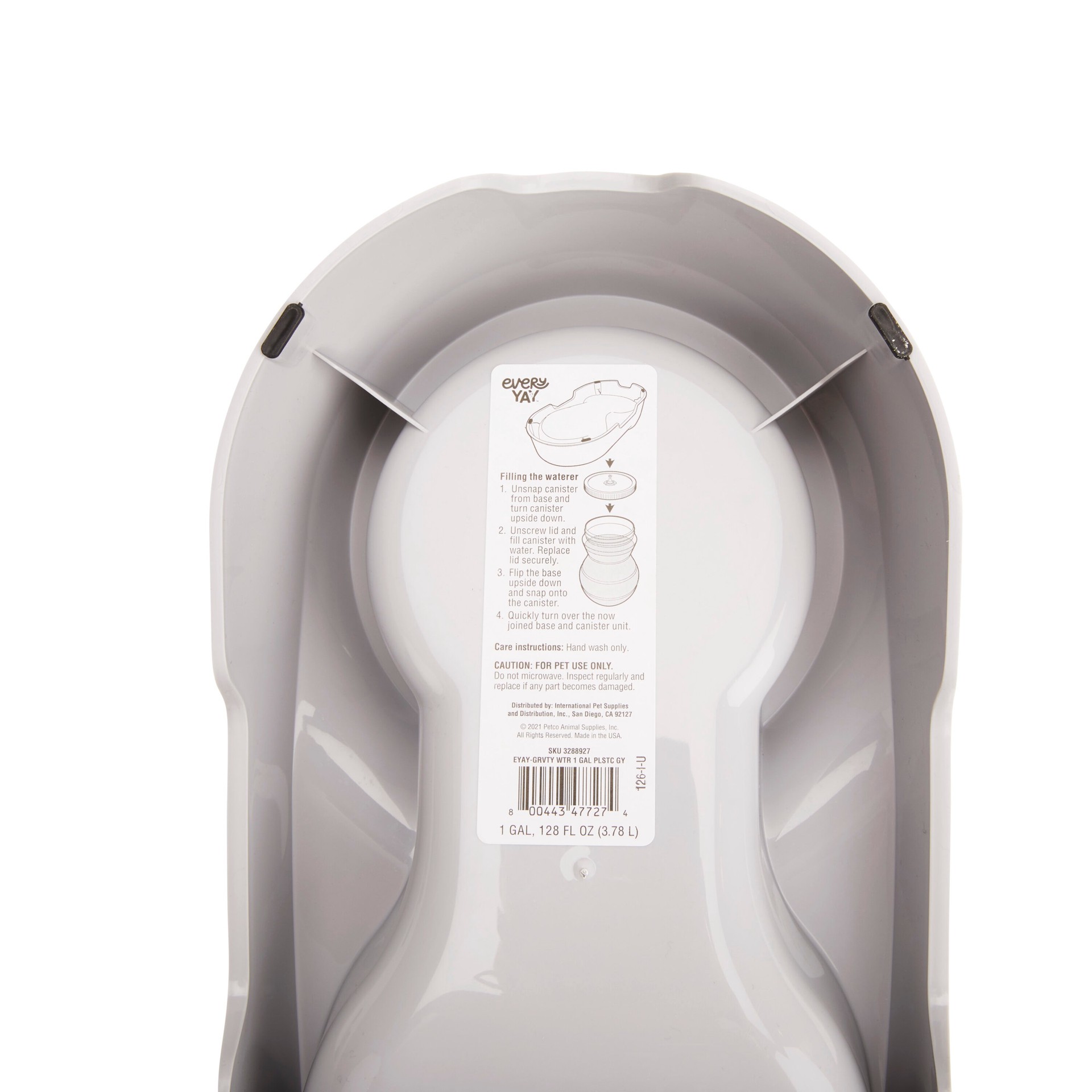 slide 5 of 6, EveryYay 128-oz Dog/Cat Water bowl 1 Bowls, 1 ct