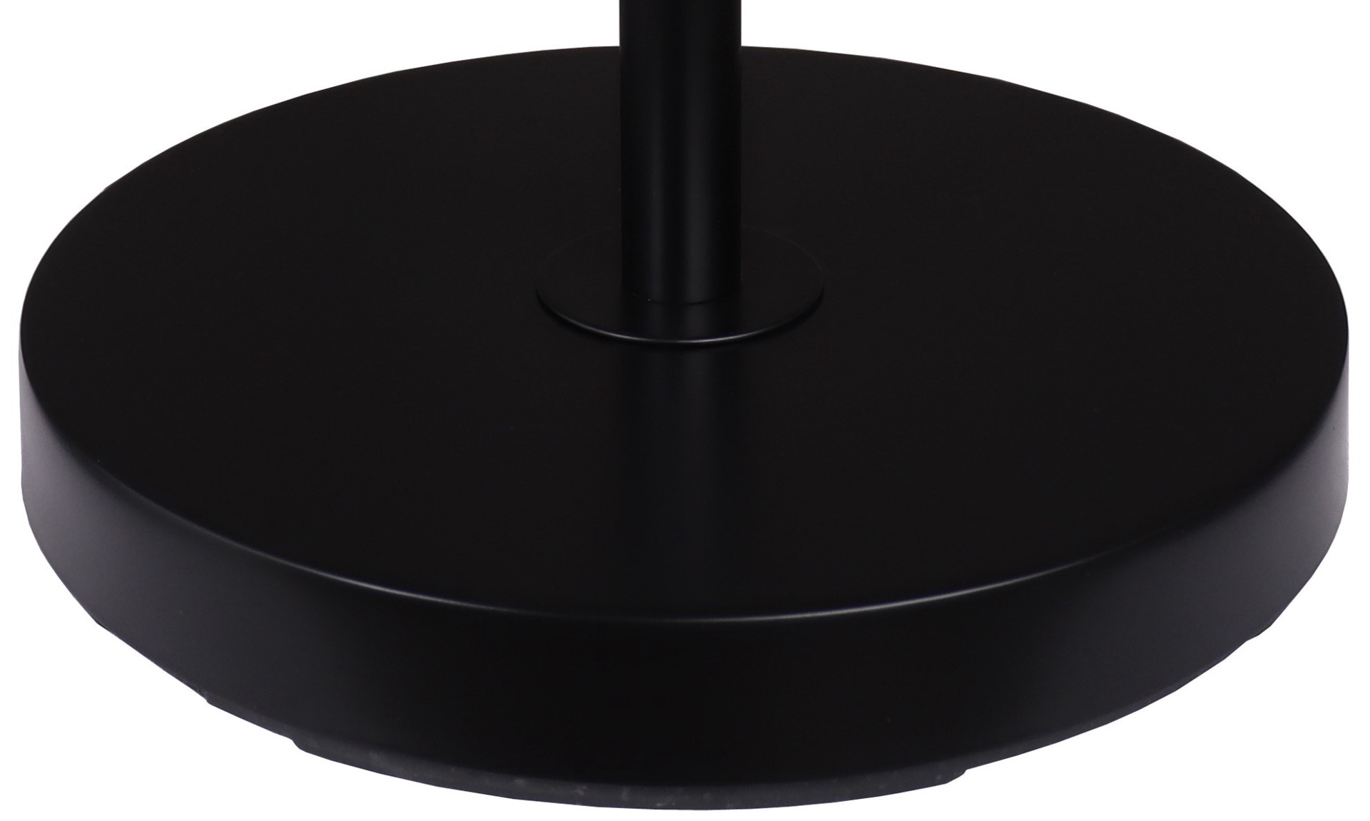 slide 6 of 6, allen + roth 67-in Black Multi-head Floor Lamp with Glass Shade, 1 ct