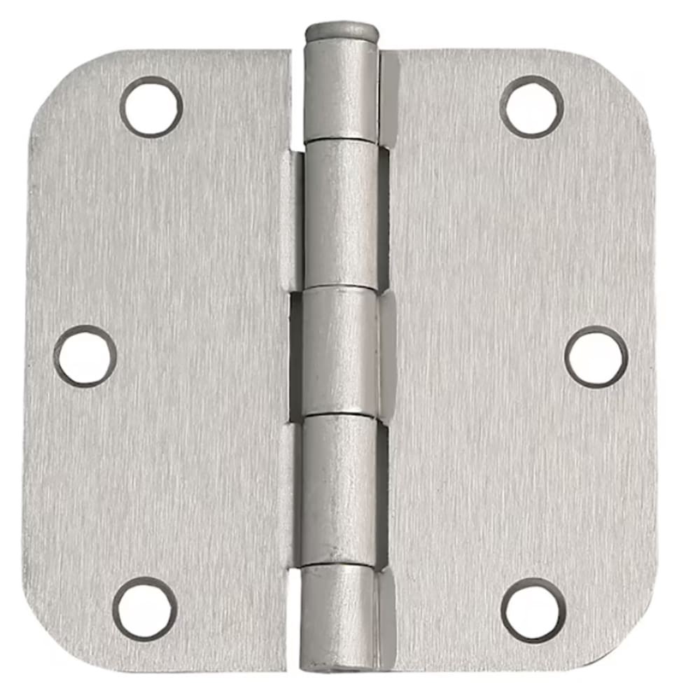 slide 1 of 6, RELIABILT 3-1/2-in H x 5/8-in Radius Satin Nickel Mortise Interior Door Hinge 30 -Pack, 1 ct