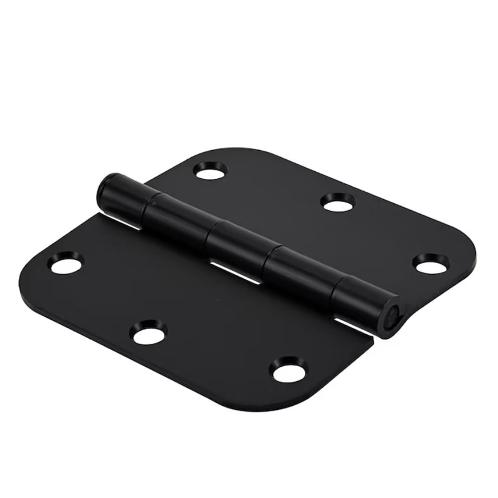 slide 2 of 6, RELIABILT 3-1/2-in H x 5/8-in Radius Matte Black Mortise Interior Door Hinge 30 -Pack, 1 ct