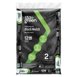 Sta-Green Premium 2-cu ft Black Mulch