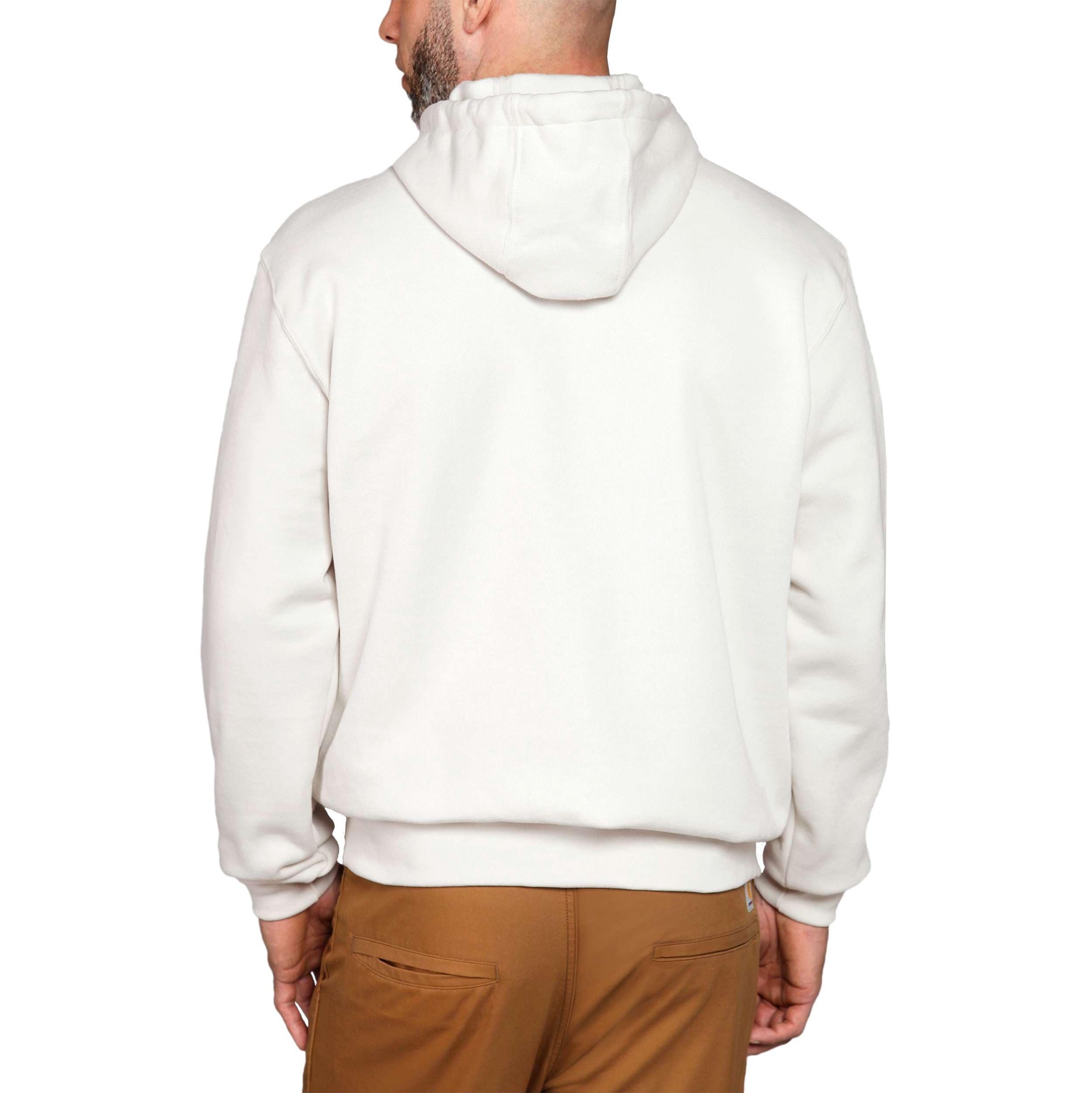 slide 2 of 5, Carhartt Men's Off-white Medium weight Fleece Long sleeve Graphic Sweatshirt ( Small ), 1 ct