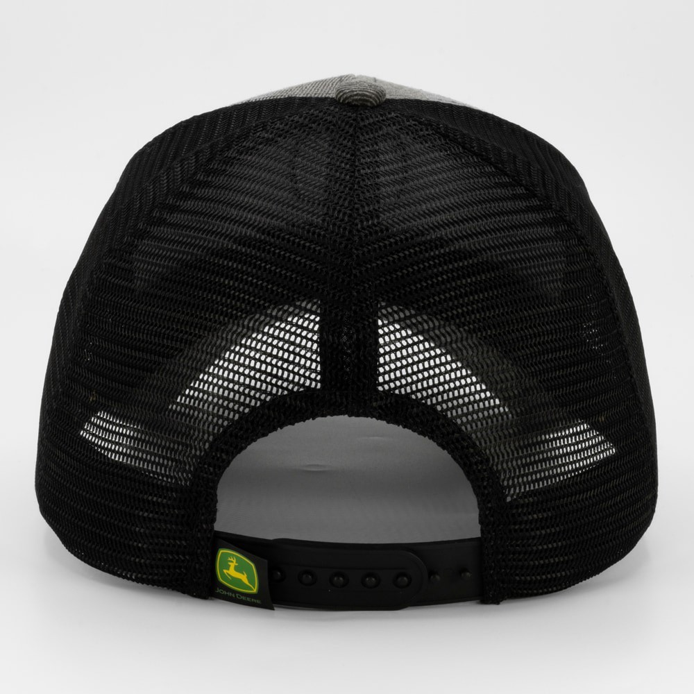 slide 3 of 4, John Deere Men's Gray/Black Cotton/Polyester Baseball cap, 1 ct