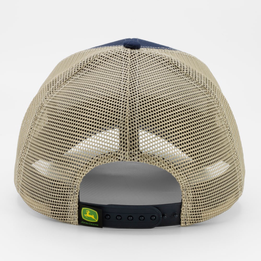 slide 2 of 4, John Deere Men's Navy/Tan Cotton/Polyester Baseball cap, 1 ct