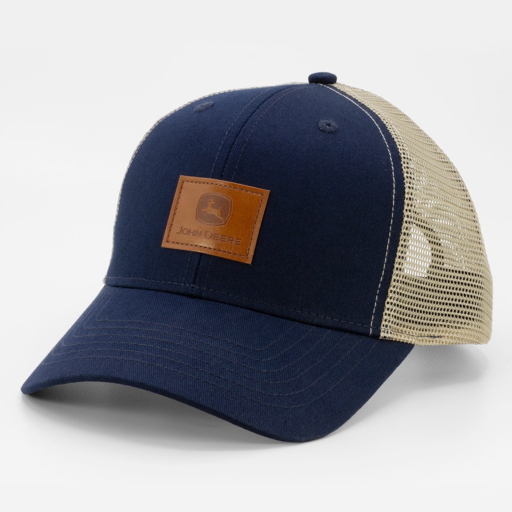 slide 3 of 4, John Deere Men's Navy/Tan Cotton/Polyester Baseball cap, 1 ct