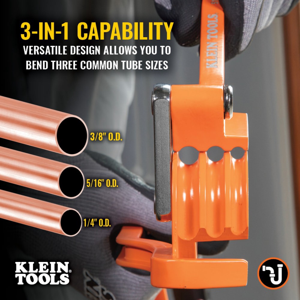 slide 2 of 6, Klein Tools 3-in-1 Tubing Bender, 1 ct