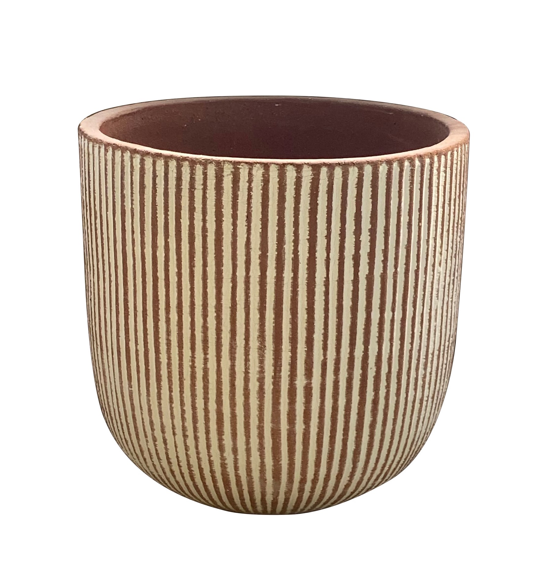 slide 1 of 5, allen + roth Round 11.81-in W x 12.0-in L Multiple colors/finishes Terracotta Indoor/Outdoor Planter, 1 ct