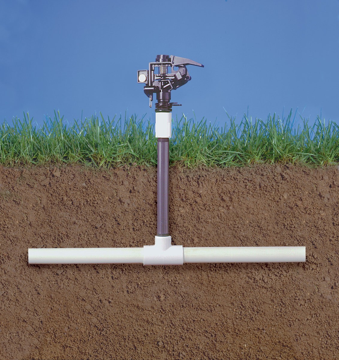 slide 3 of 3, Orbit 1/2In X 8In PVC Riser, 1 ct