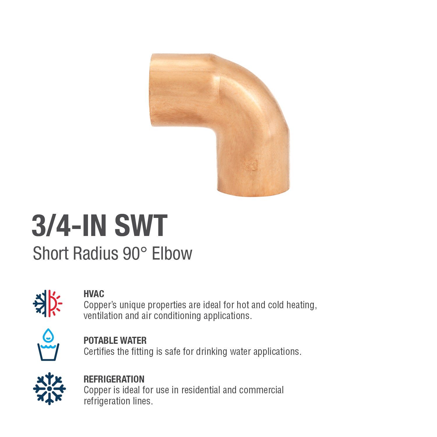 slide 4 of 6, Streamline 3/4-in 25-pack Elbow, 1 ct